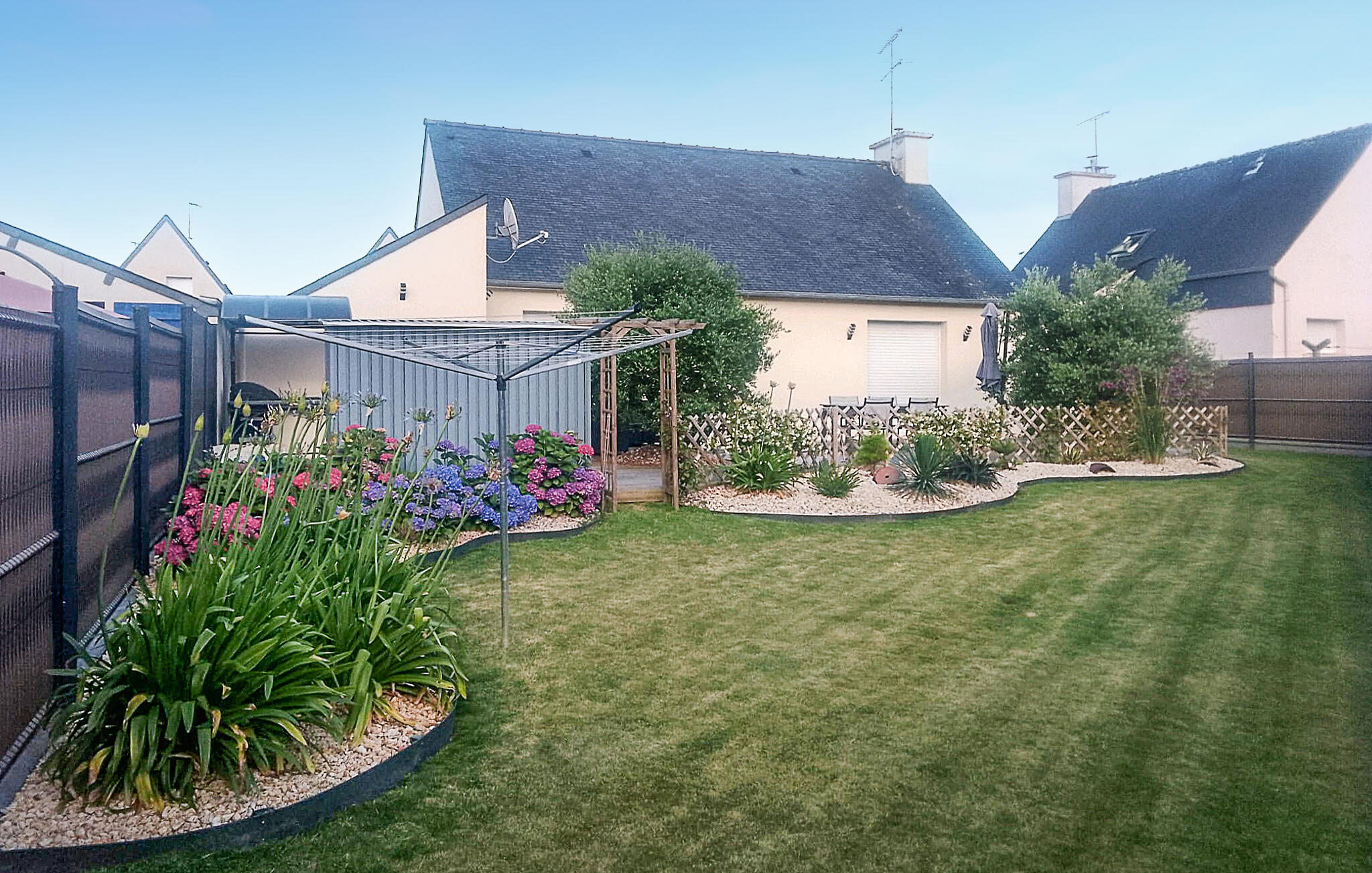 Ferienhaus mit umzäuntem Garten in Binic-Etables-sur-Mer (Frankreich) und 1 Hund erlaubt