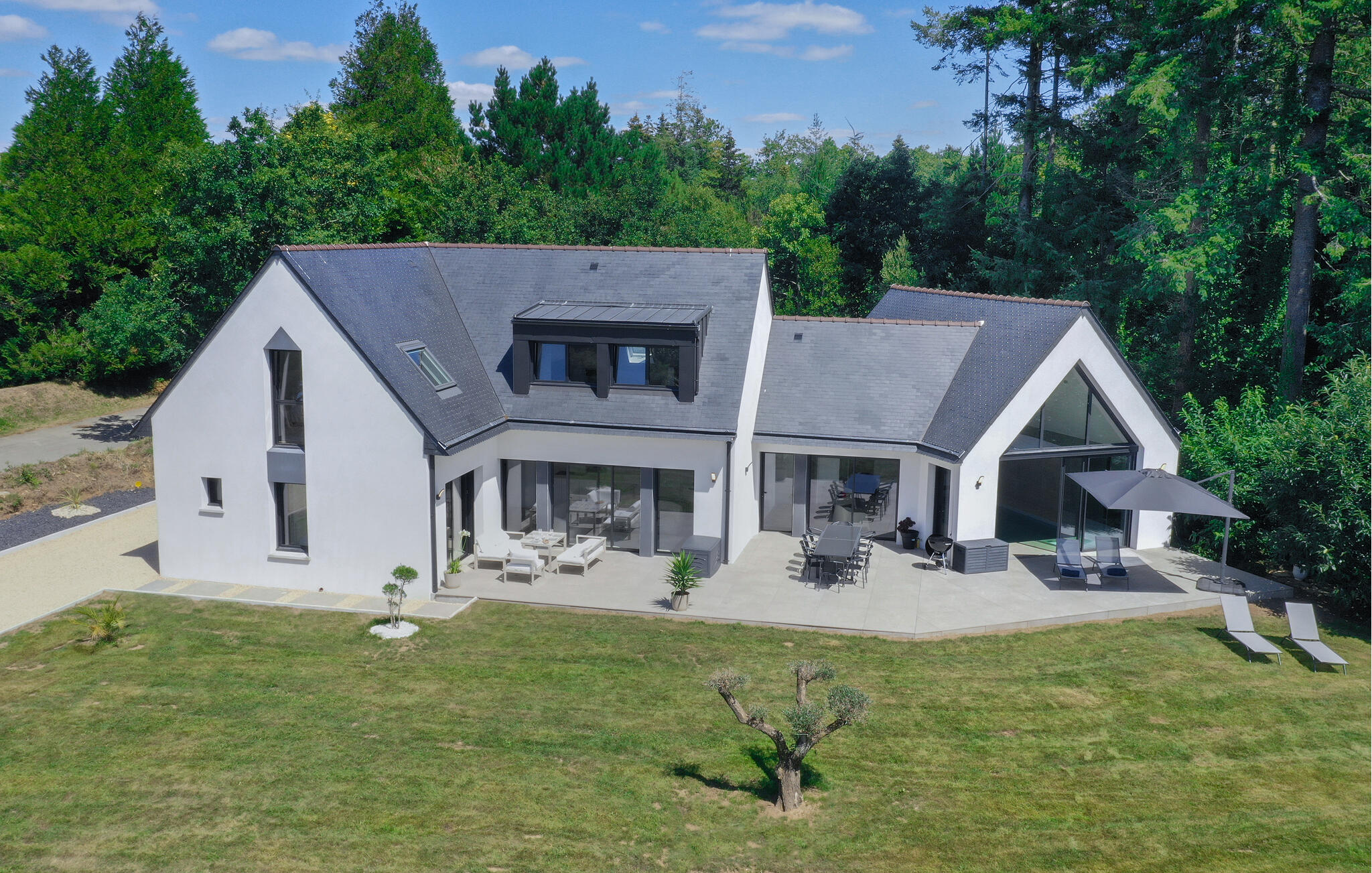 Vakantiehuis met privé zwembad in La Forêt-Fouesnant (Frankrijk) voor 8 personen