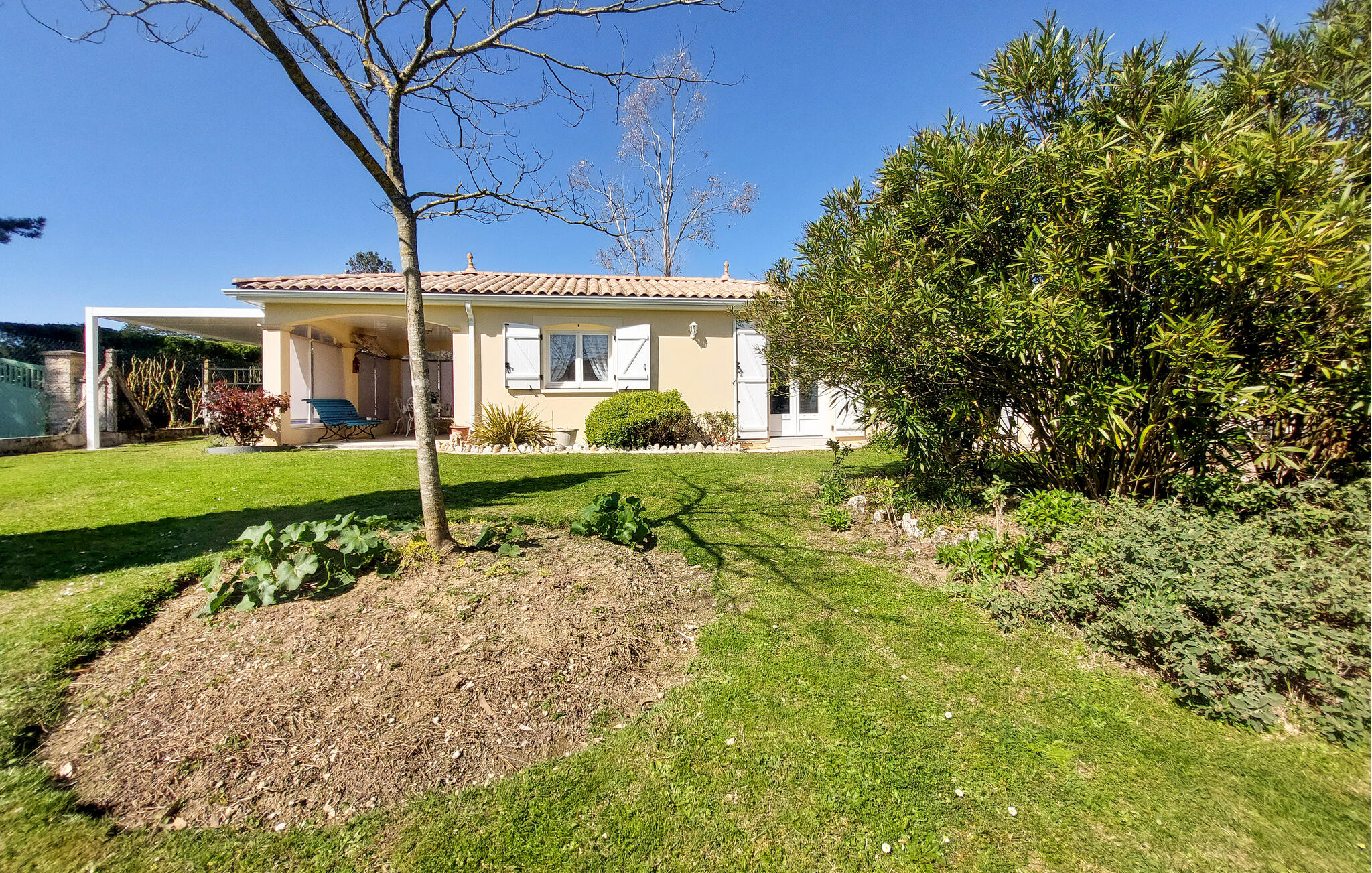 Vakantiehuis met omheinde tuin in Meschers-sur-Gironde (Frankrijk) 1 hond is welkom