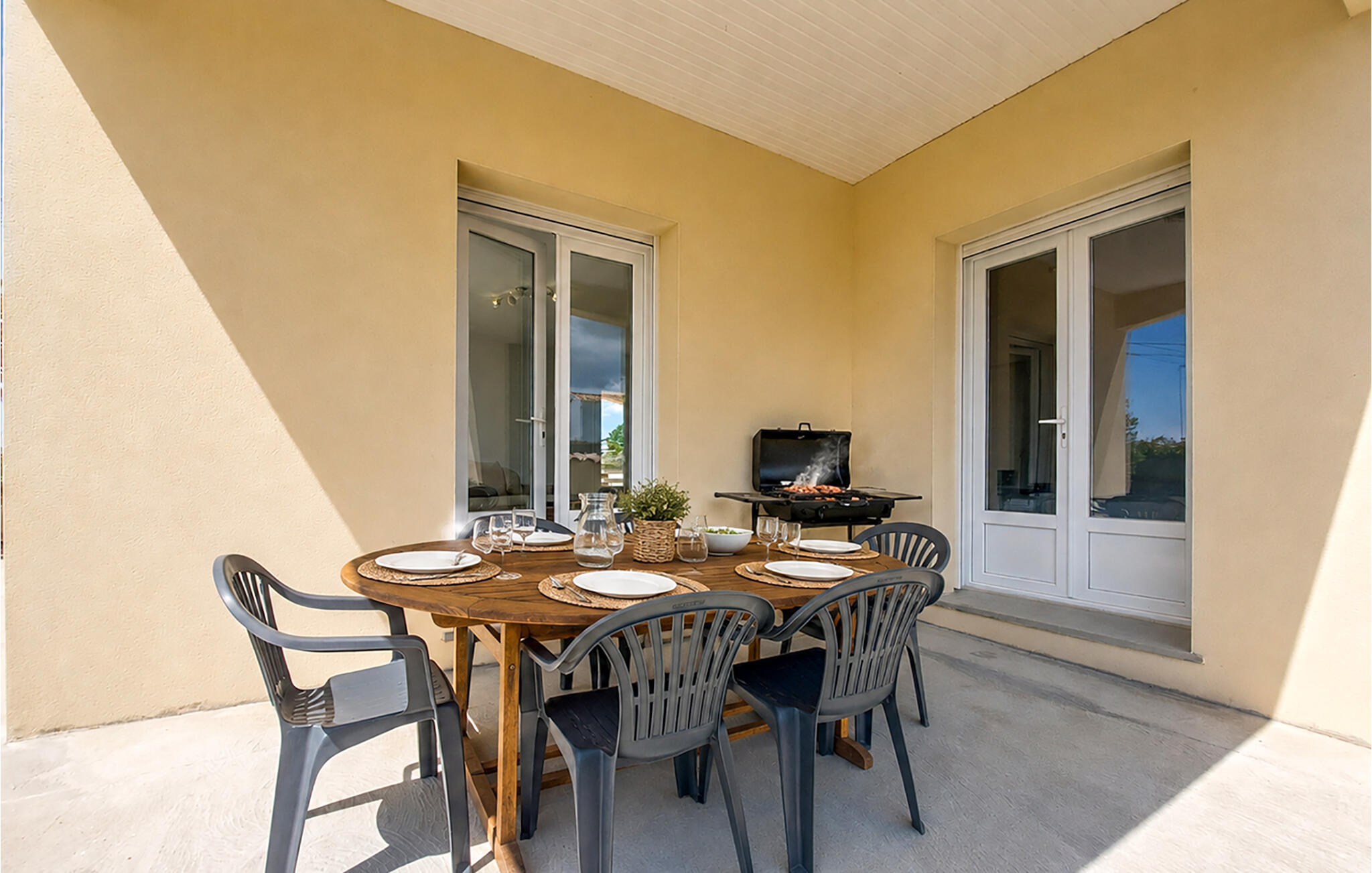 Vakantiehuis met omheinde tuin in Meschers-sur-Gironde (Frankrijk) 1 hond is welkom