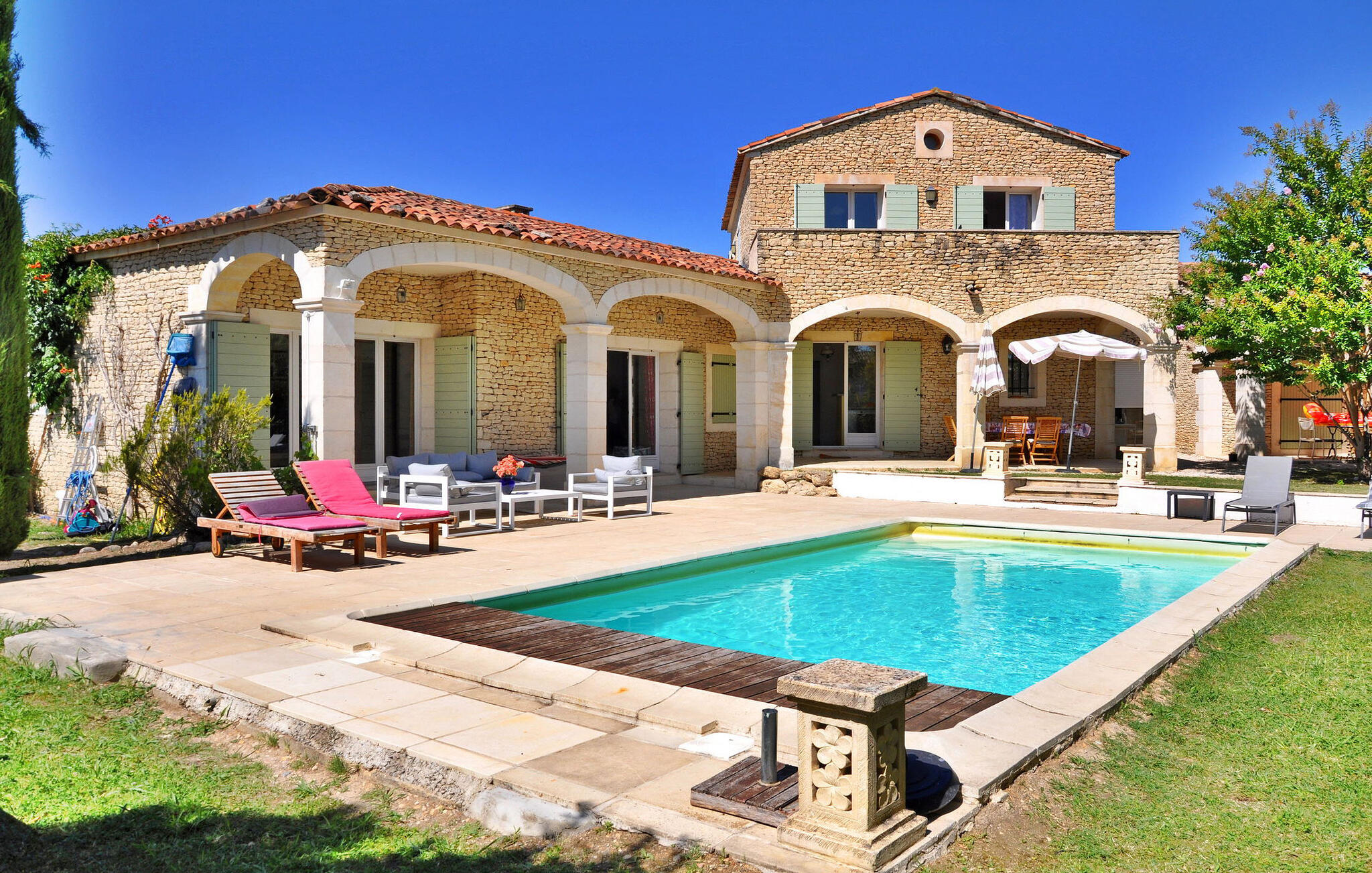 Vakantiehuis met privé zwembad in Gordes (Frankrijk) voor 10 personen