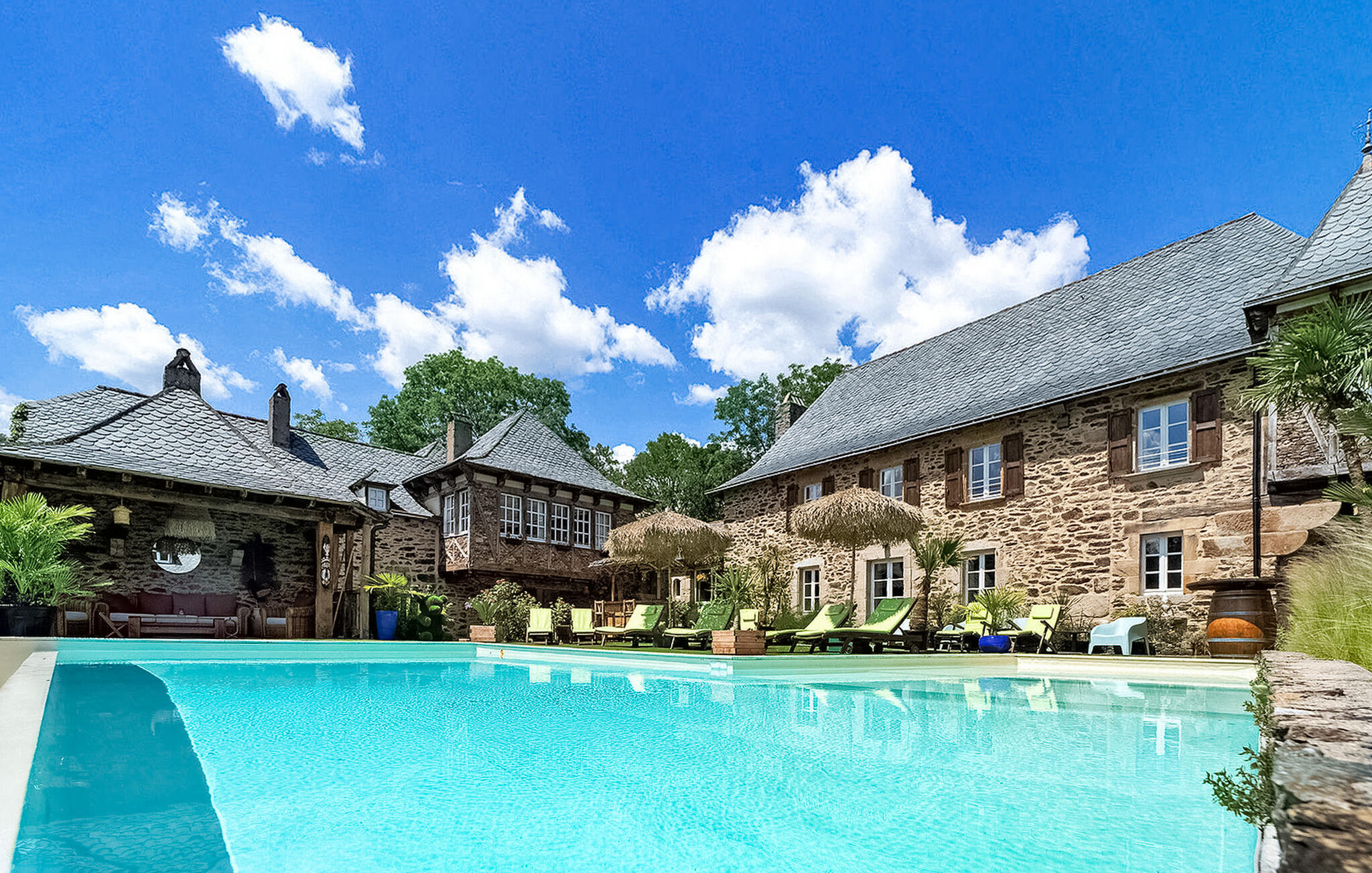 Vakantiehuis met privé zwembad in La Fouillade (Frankrijk) voor 22 personen