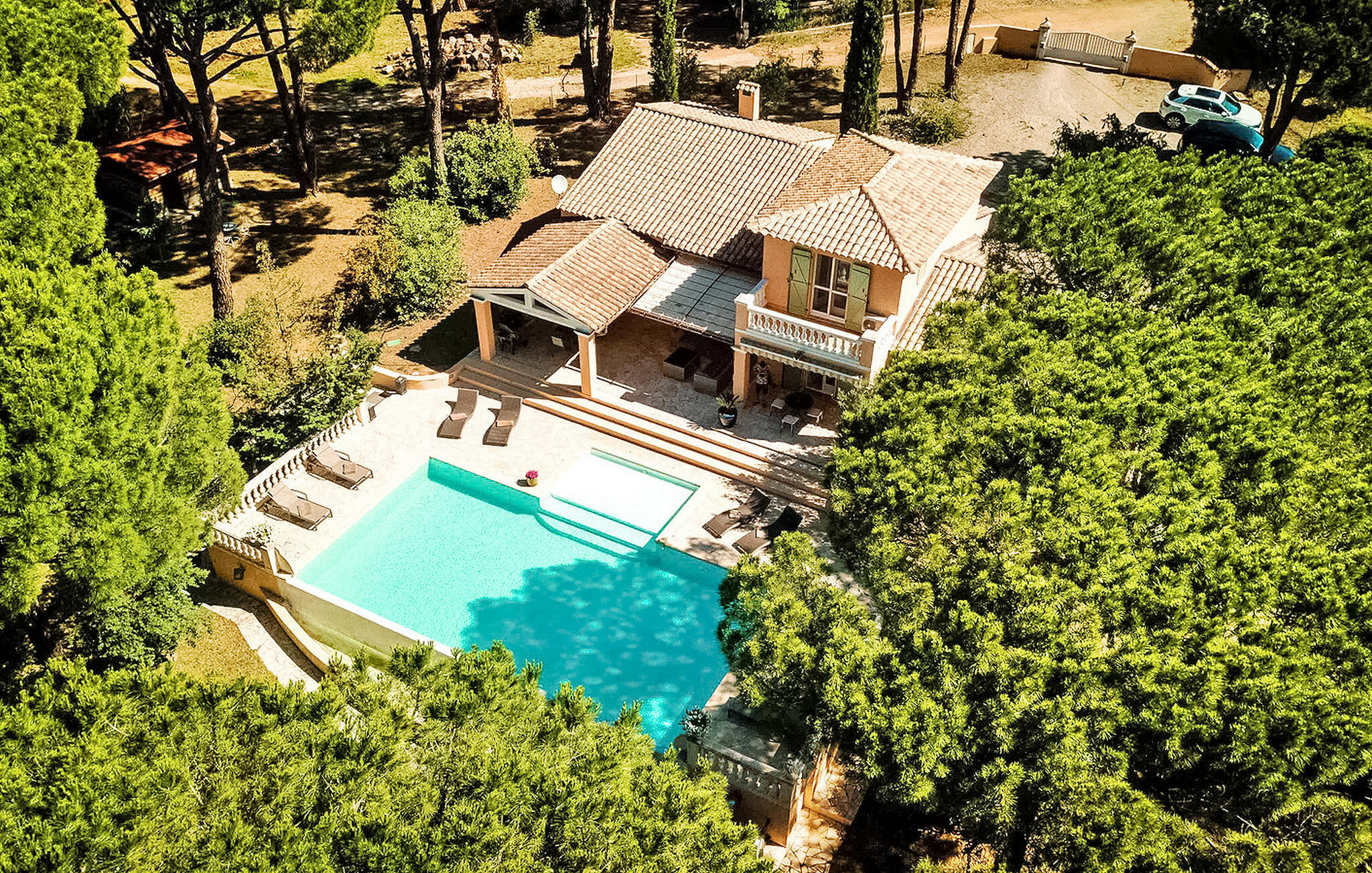 Vakantiehuis met omheinde tuin in Vidauban (Frankrijk) 2 honden zijn welkom