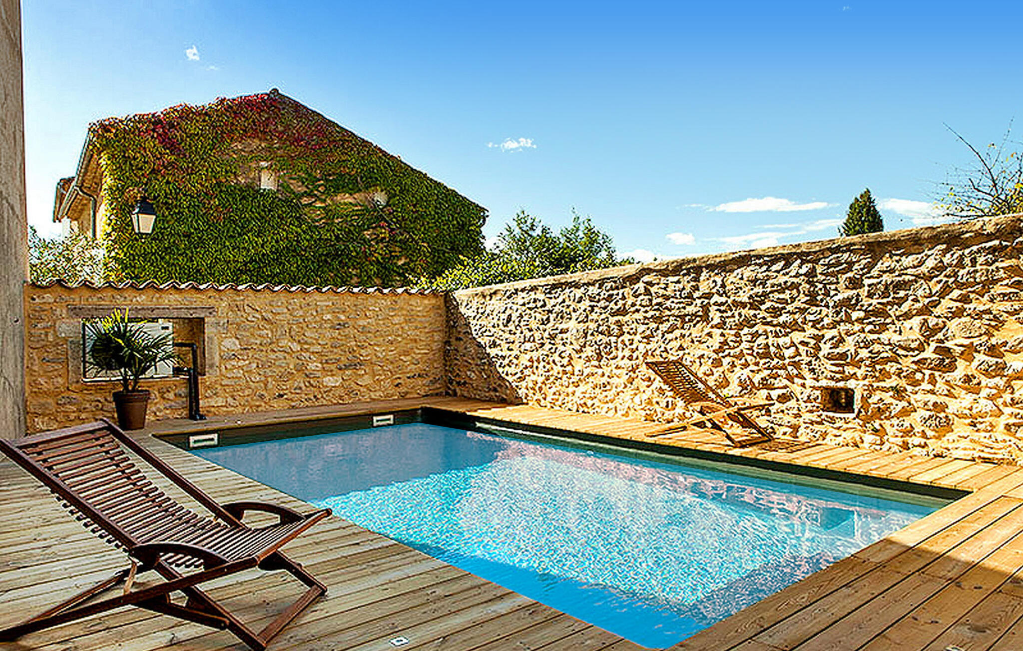 Vakantiehuis met zwembad in Saint-André-de-Roquepertuis (Frankrijk) voor 2 personen