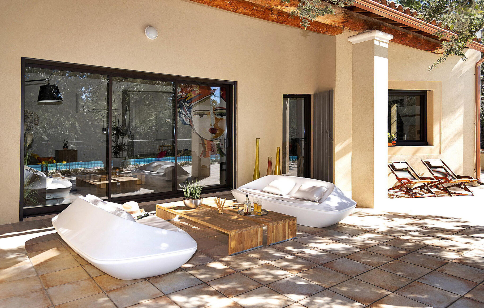 Vakantiehuis met omheinde tuin in Isle Sur La Sorgue (Frankrijk) 2 honden zijn welkom