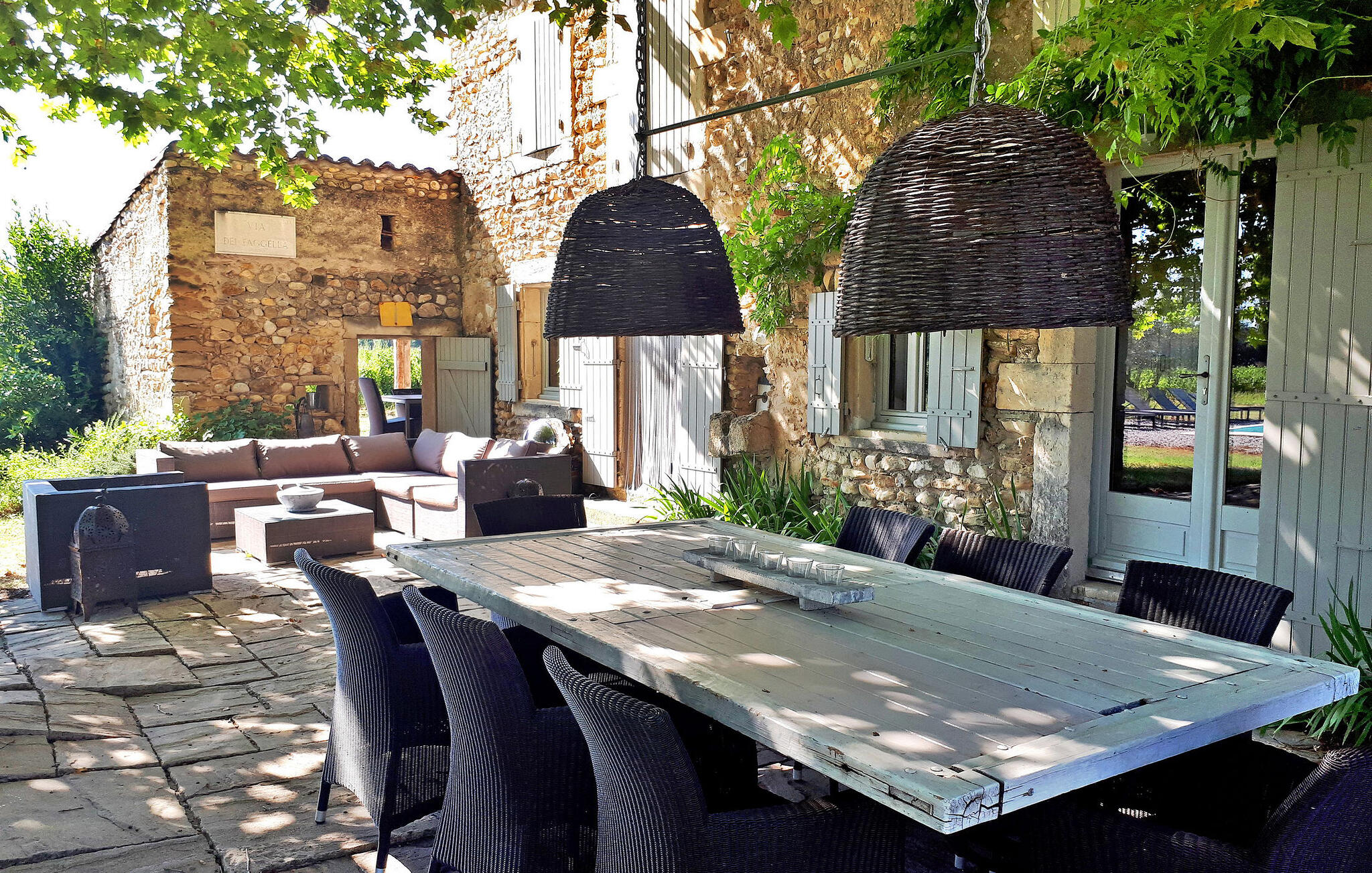 Vakantiehuis met privé zwembad in Valréas  (Frankrijk) voor 10 personen