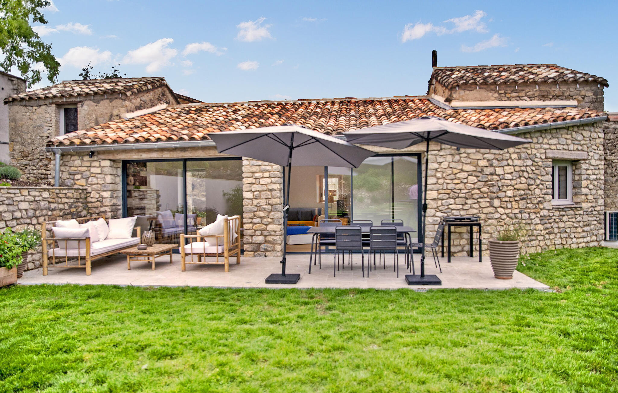 Vakantiehuis met privé zwembad in Sauve (Frankrijk) voor 4 personen