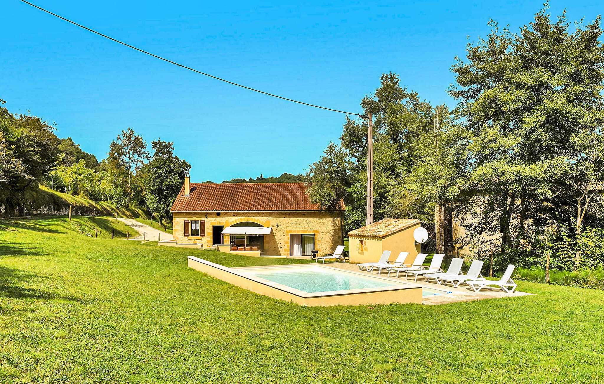 Vakantiehuis met privé zwembad in Monpazier (Frankrijk) voor 8 personen
