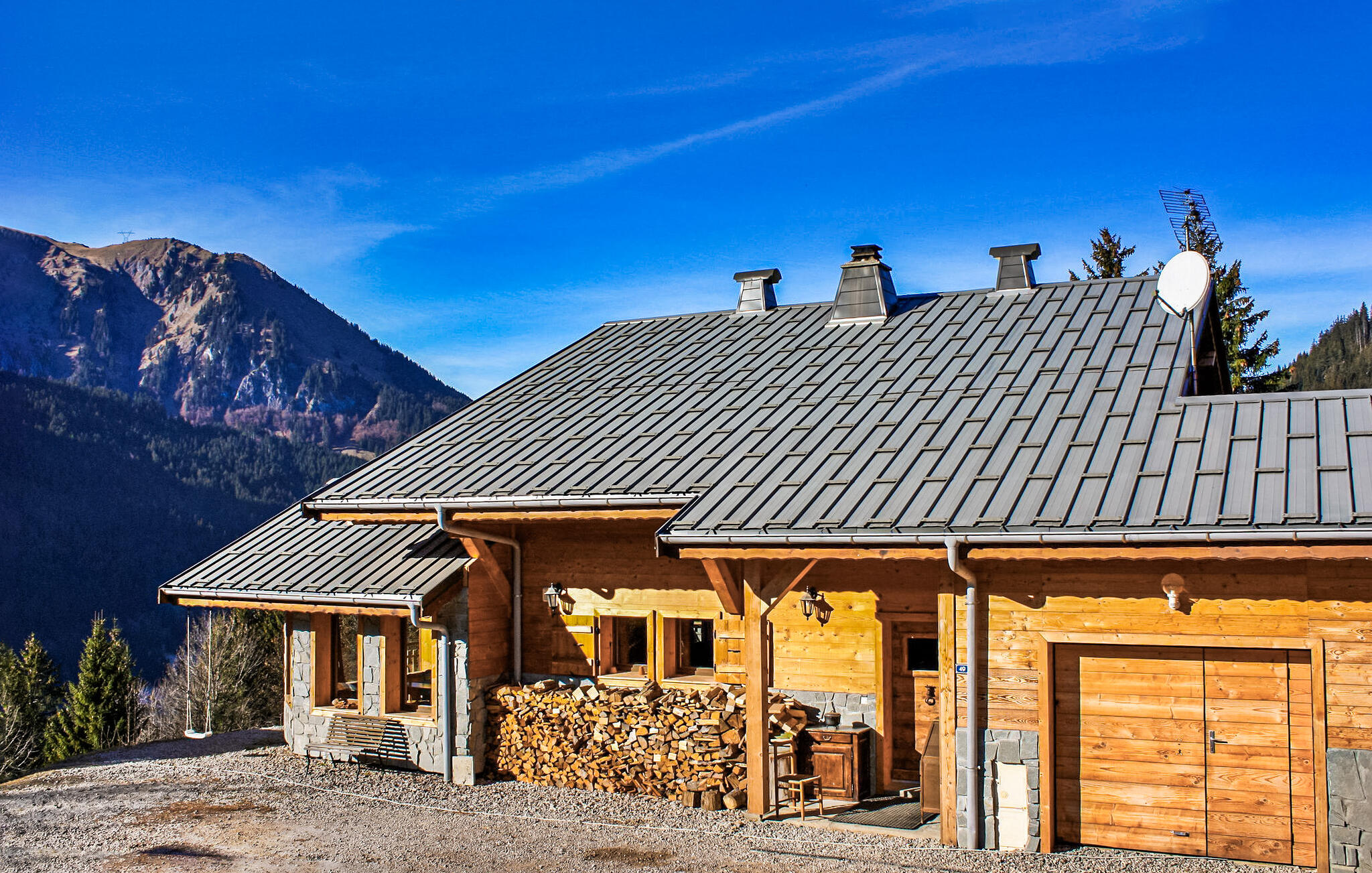 Vakantiehuis met privé zwembad in Chatel (Frankrijk) voor 12 personen
