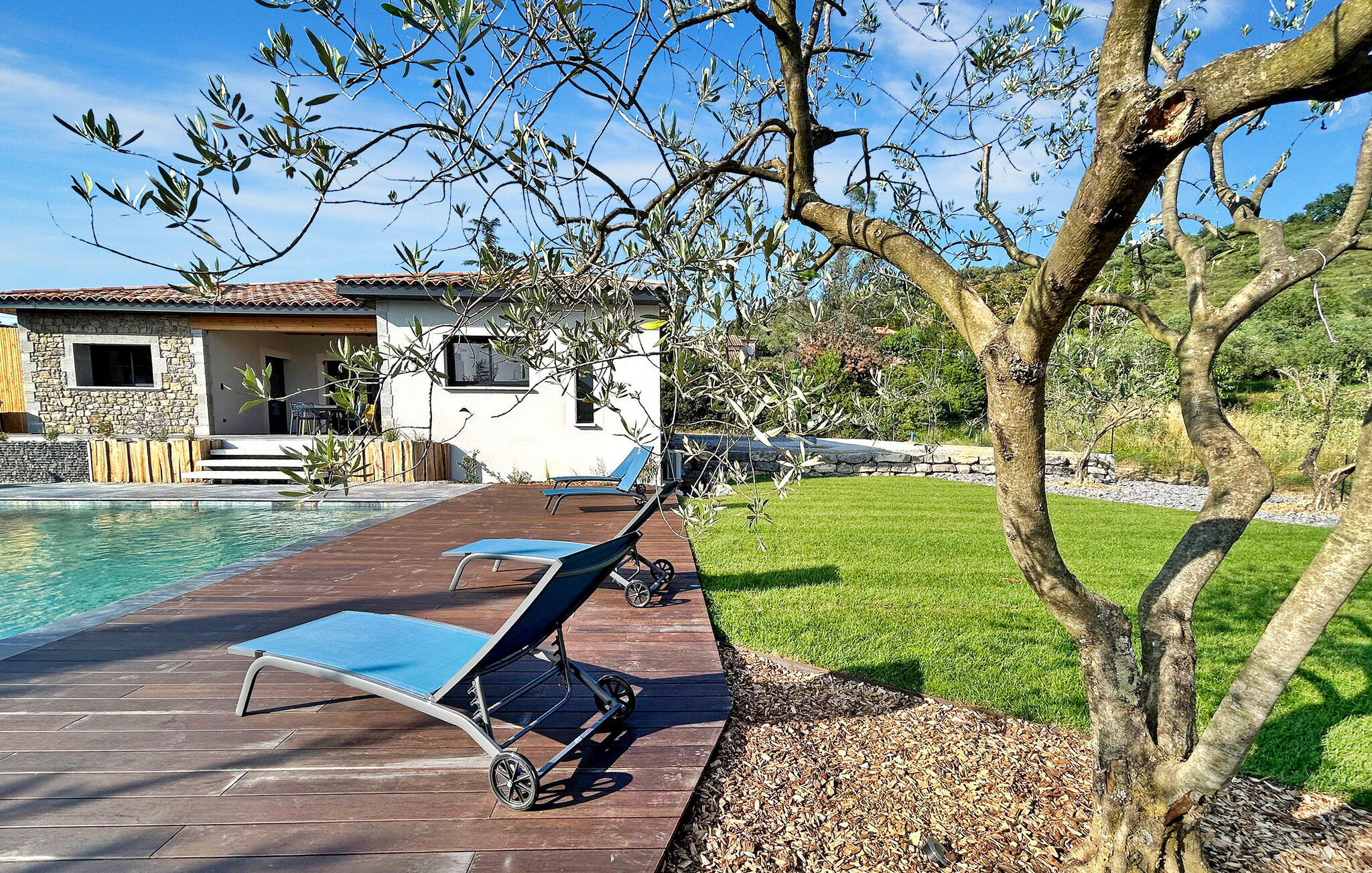 Vakantiehuis met privé zwembad in Ruoms (Frankrijk) voor 8 personen