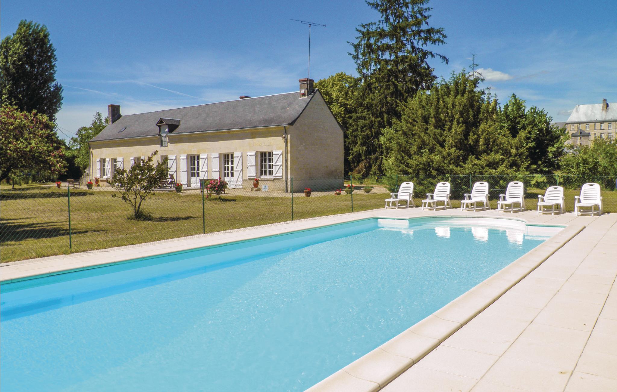 Vakantiehuis met privé zwembad in Bourgueil (Frankrijk) voor 8 personen