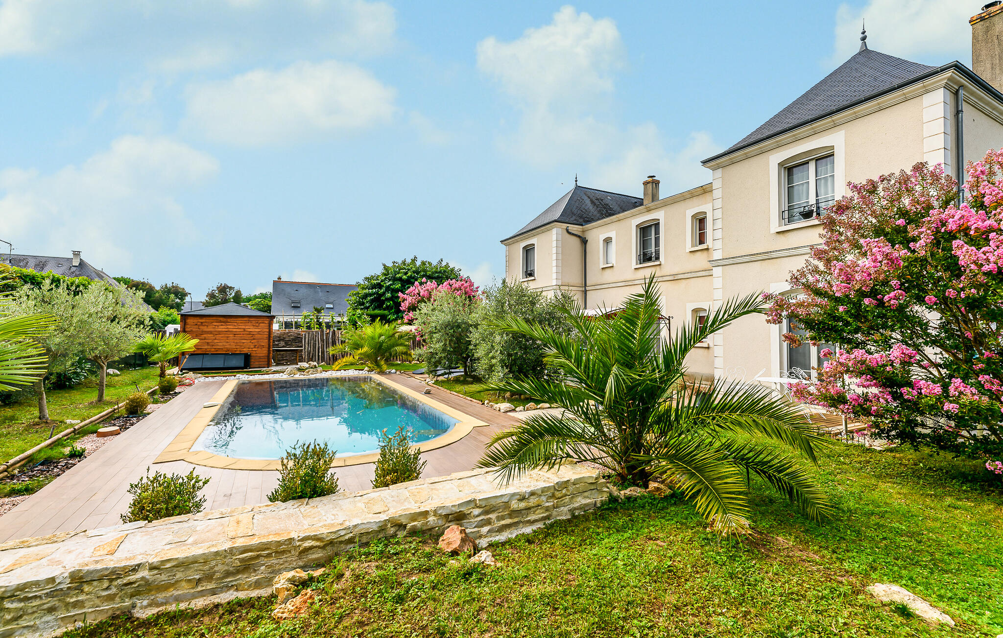 Vakantiehuis met privé zwembad in Saint-Cyr-Sur-Loire (Frankrijk) voor 15 personen
