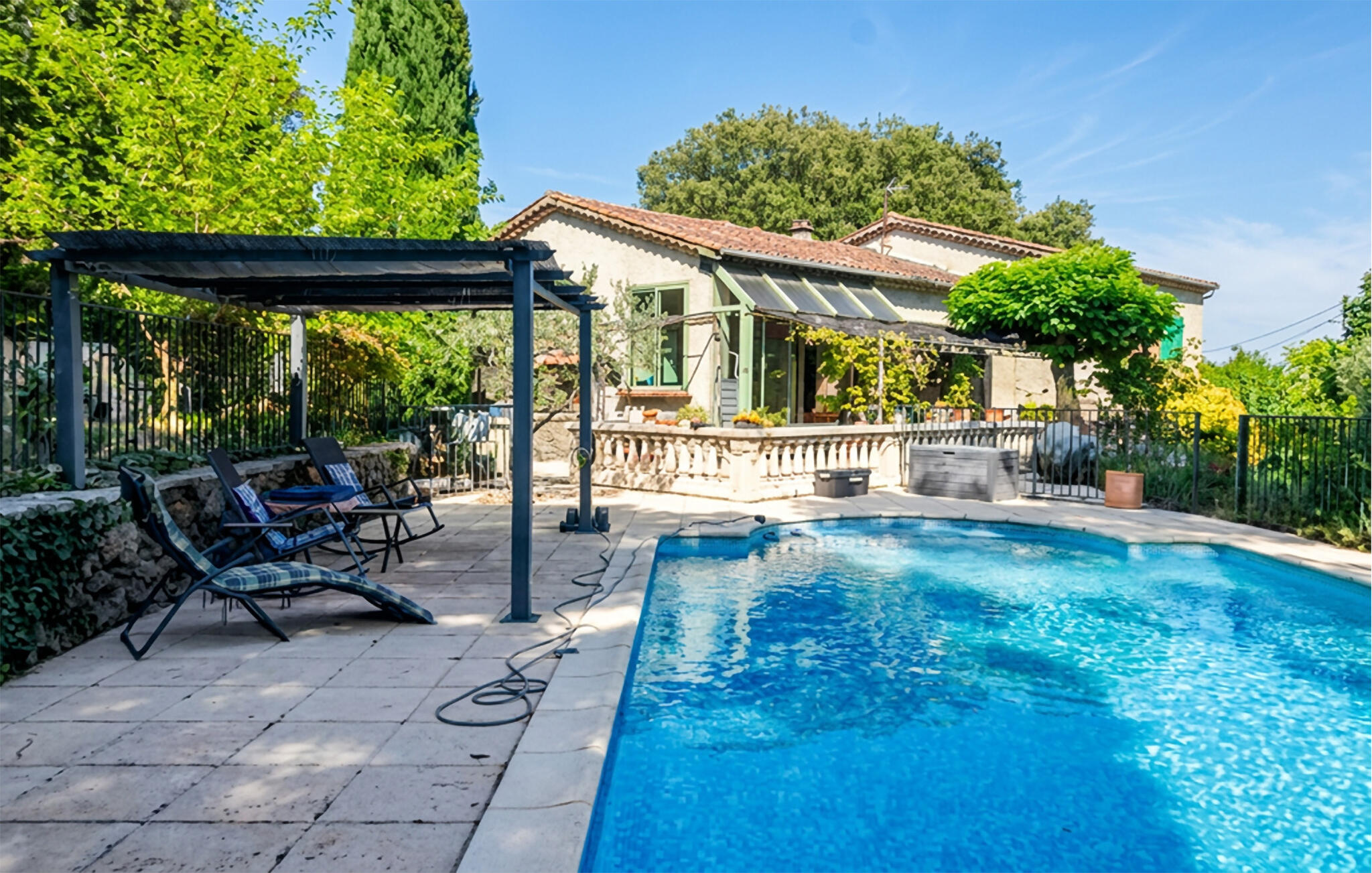Vakantiehuis met omheinde tuin in Anduze (Frankrijk) 1 hond is welkom