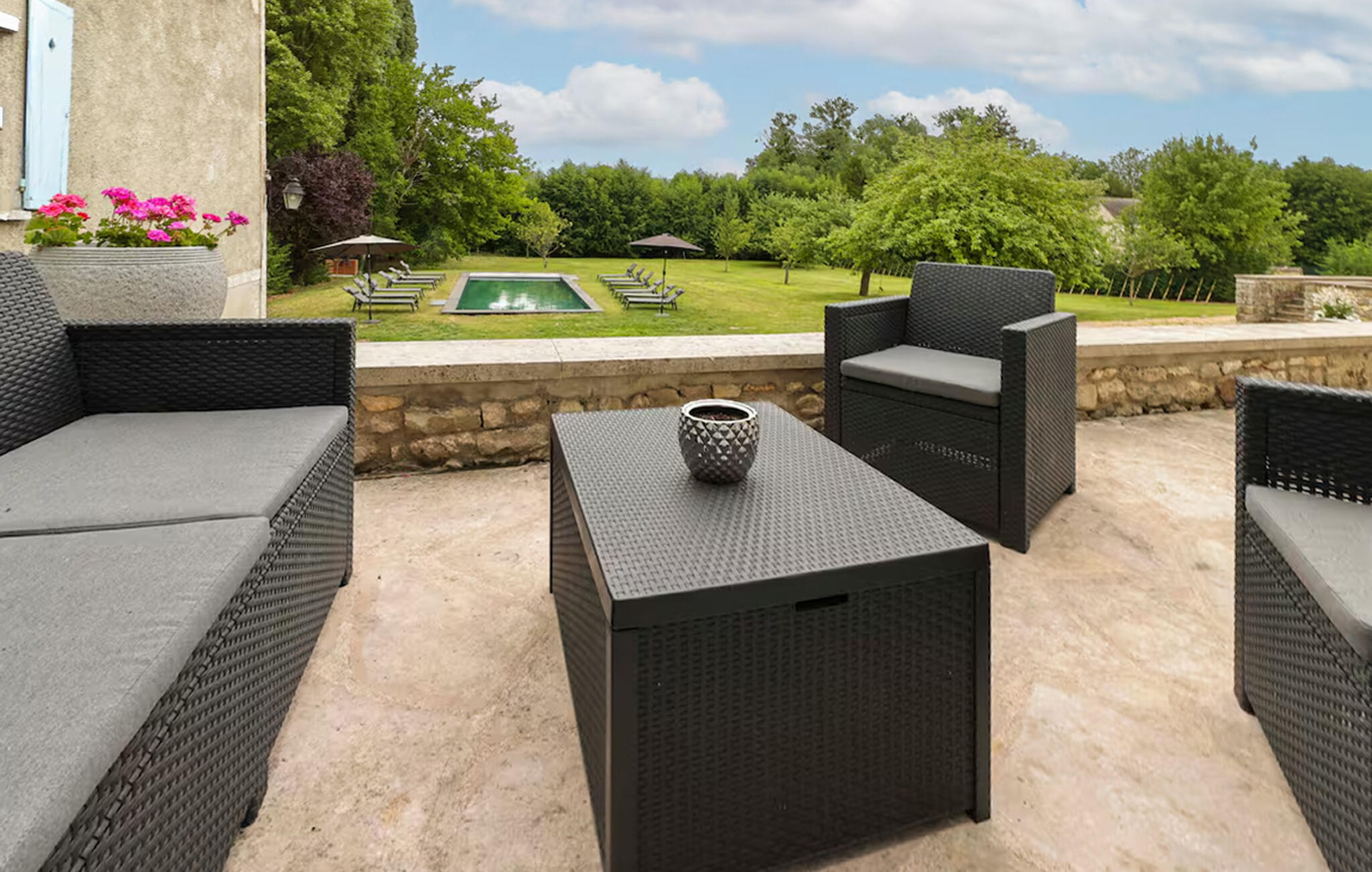 Vakantiehuis met privé zwembad in Fontainebleau (Frankrijk) voor 21 personen