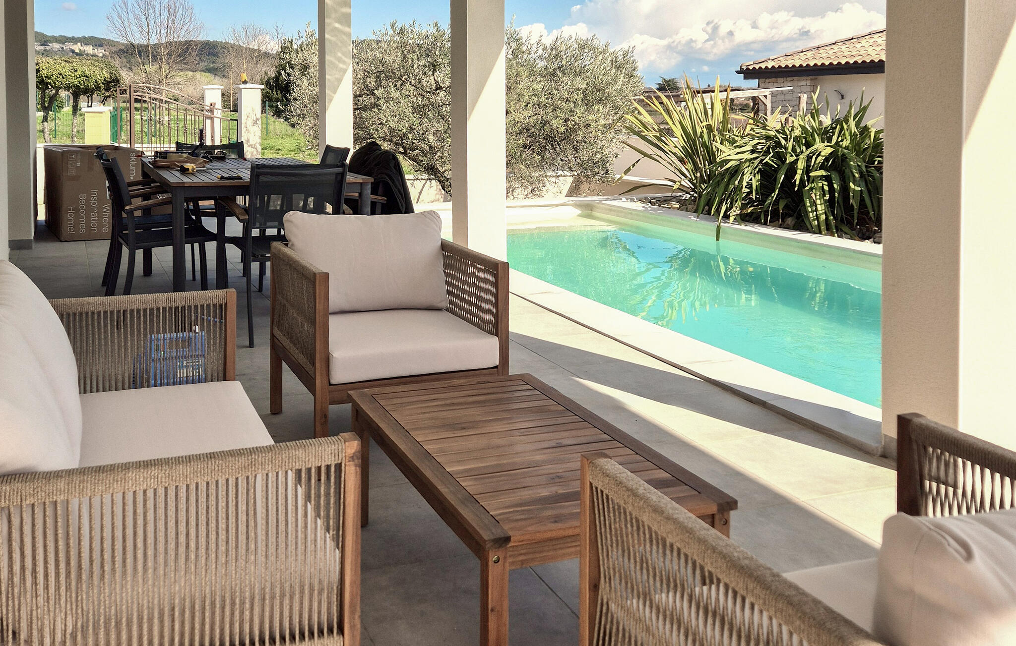 Vakantiehuis met privé zwembad in Goudargues (Frankrijk) voor 8 personen