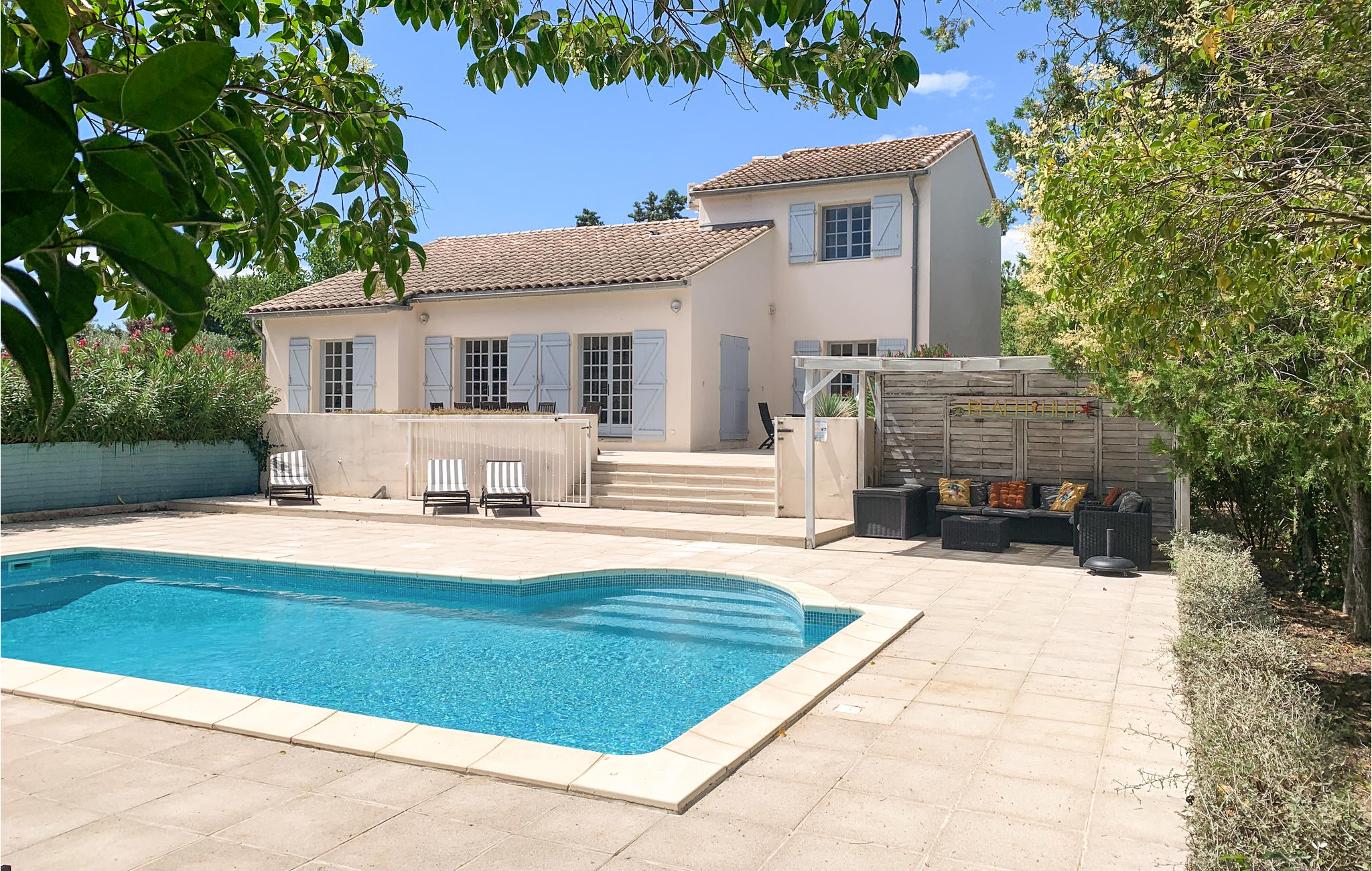 Vakantiehuis met privé zwembad in Thézan-lès-Béziers (Frankrijk) voor 8 personen