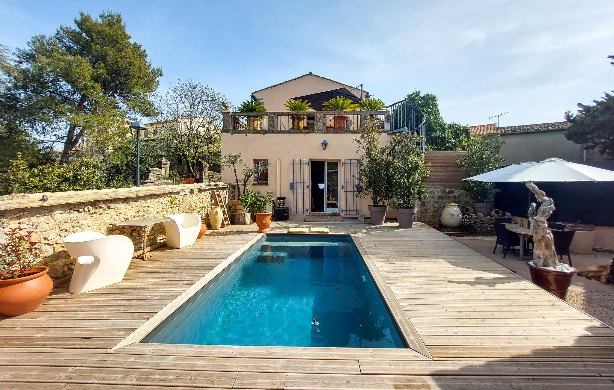 Vakantiehuis met privé zwembad in Murviel Les Montpellier (Frankrijk) voor 6 personen