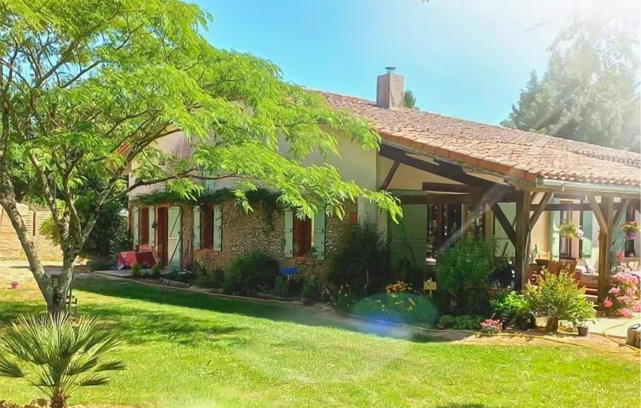 Vakantiehuis met privé zwembad in Mauléon-D%$&Armagnac (Frankrijk) voor 8 personen