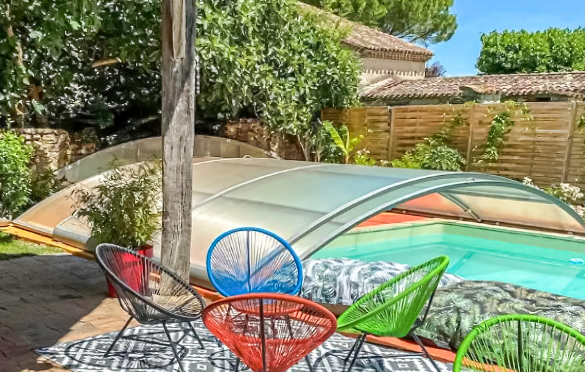 Vakantiehuis met omheinde tuin in Sieurac (Frankrijk) 1 hond is welkom