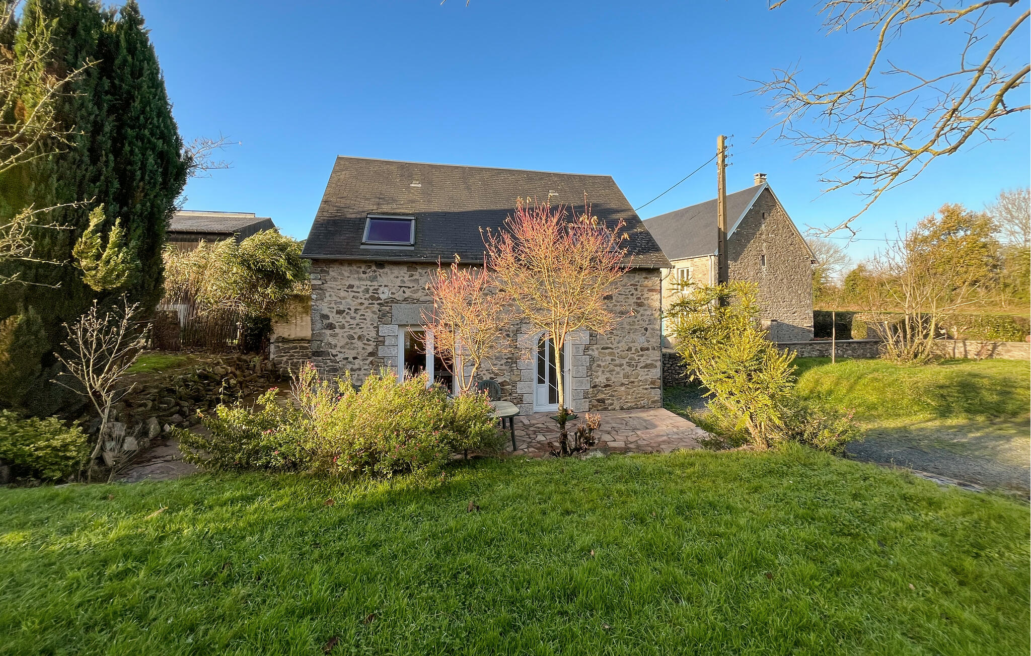 Vakantiehuis met omheinde tuin in Heugueville sur Sienne (Frankrijk) 1 hond is welkom