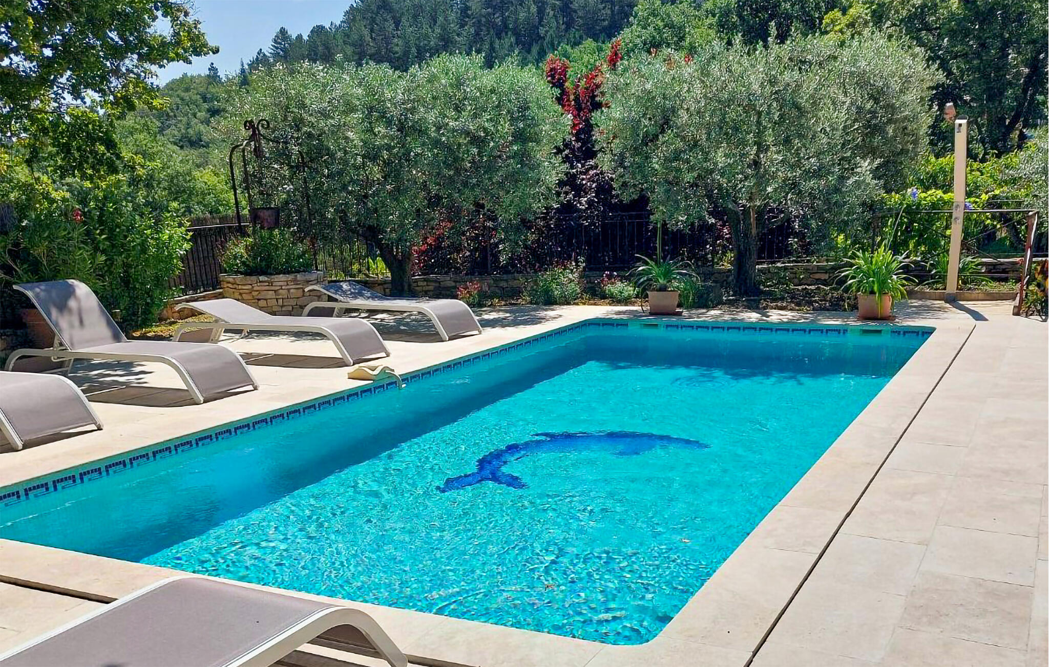 Vakantiehuis met privé zwembad in St Martin De Castillon (Frankrijk) voor 6 personen