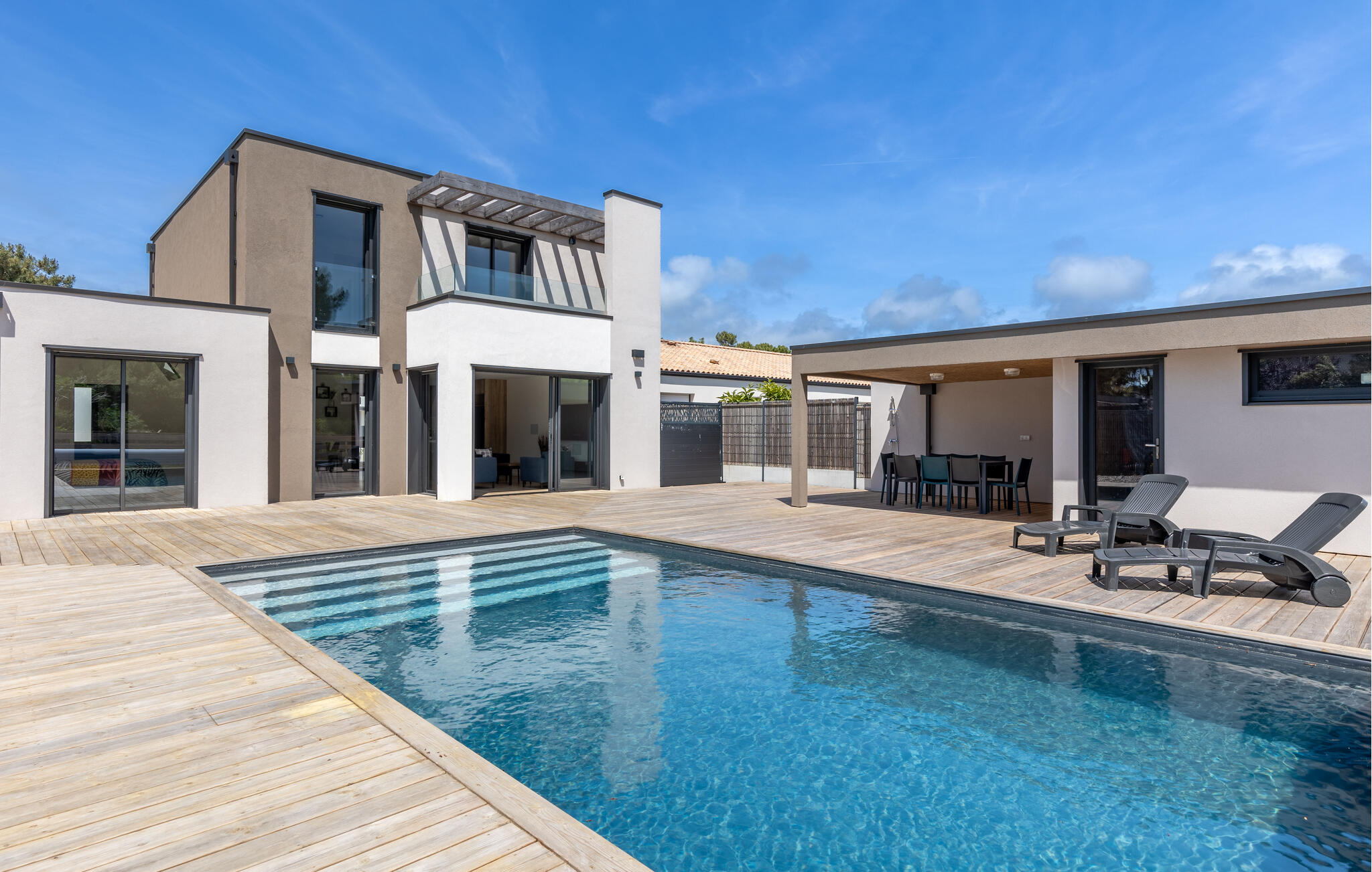 Vakantiehuis met privé zwembad in Saint Jean de Monts (Frankrijk) voor 10 personen