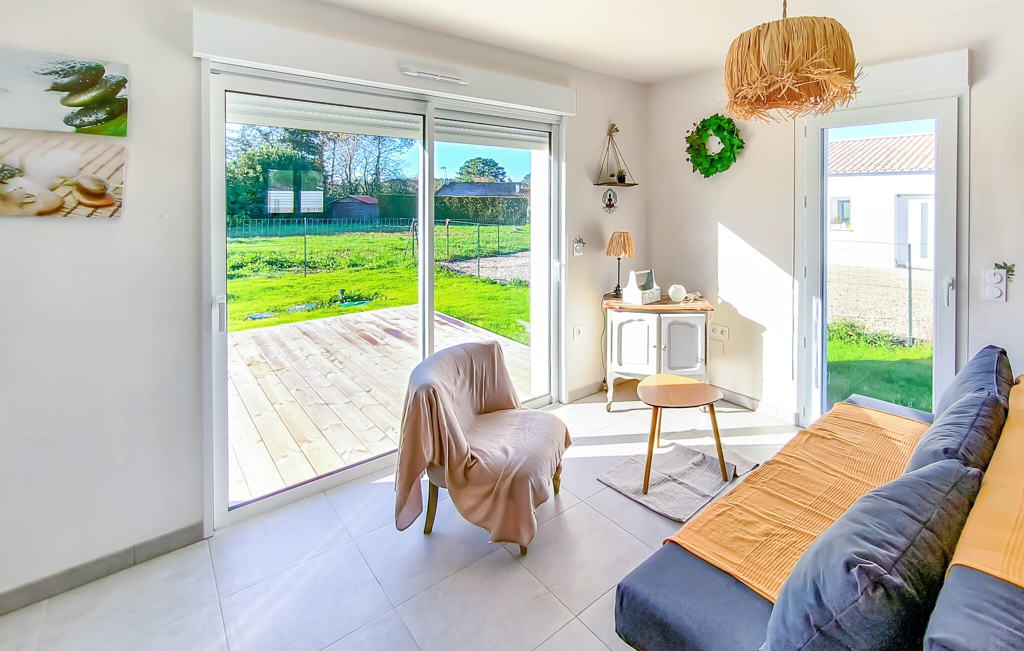 Ferienhaus mit umzäuntem Garten in La Jonchere (Frankreich) und 2 Hunde erlaubt