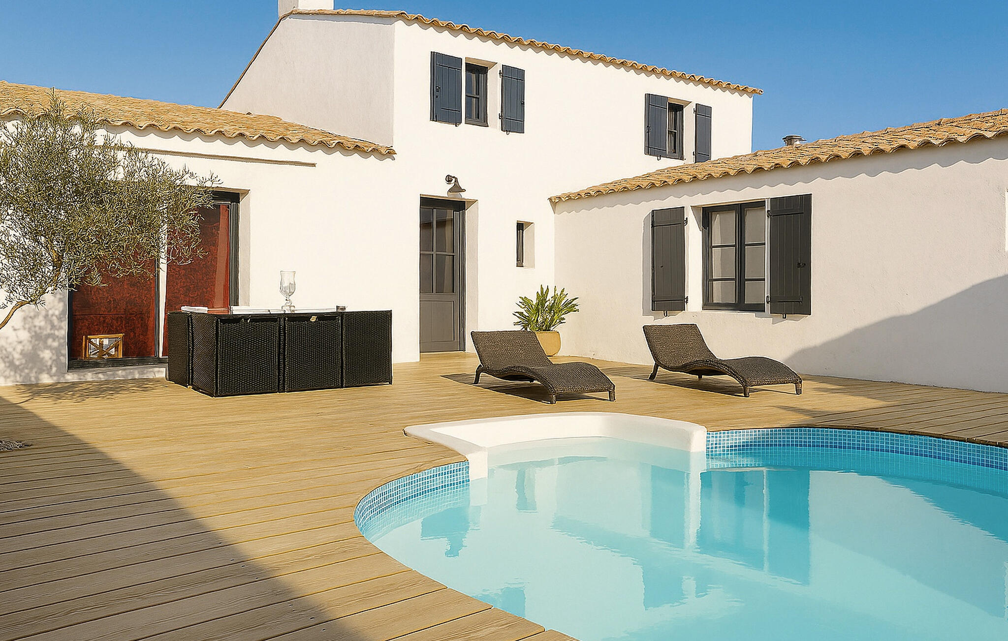 Vakantiehuis met privé zwembad in Noirmoutier en l%$&ïle (Frankrijk) voor 8 personen