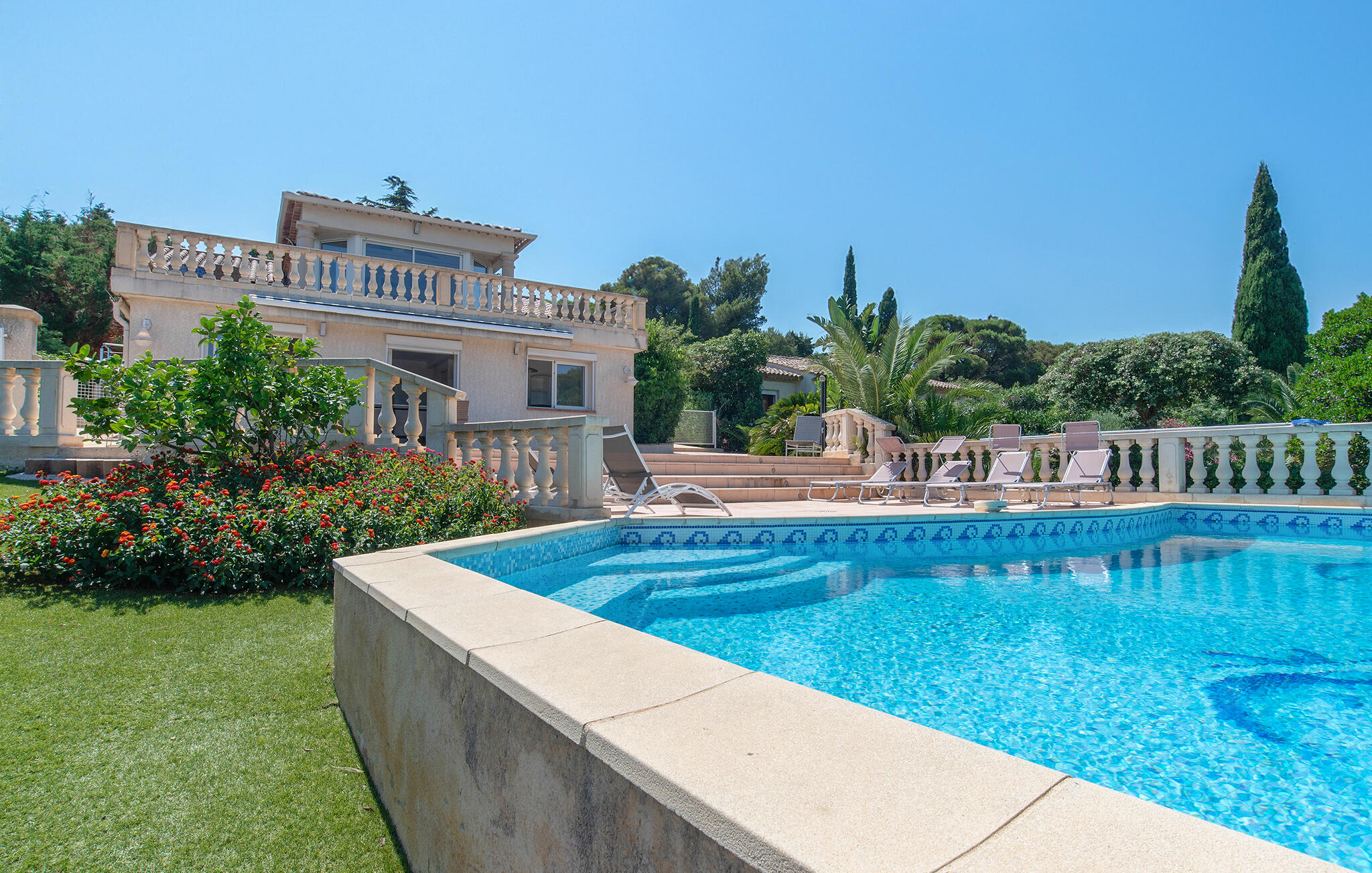 Vakantiehuis met privé zwembad in Sainte Maxime (Frankrijk) voor 8 personen
