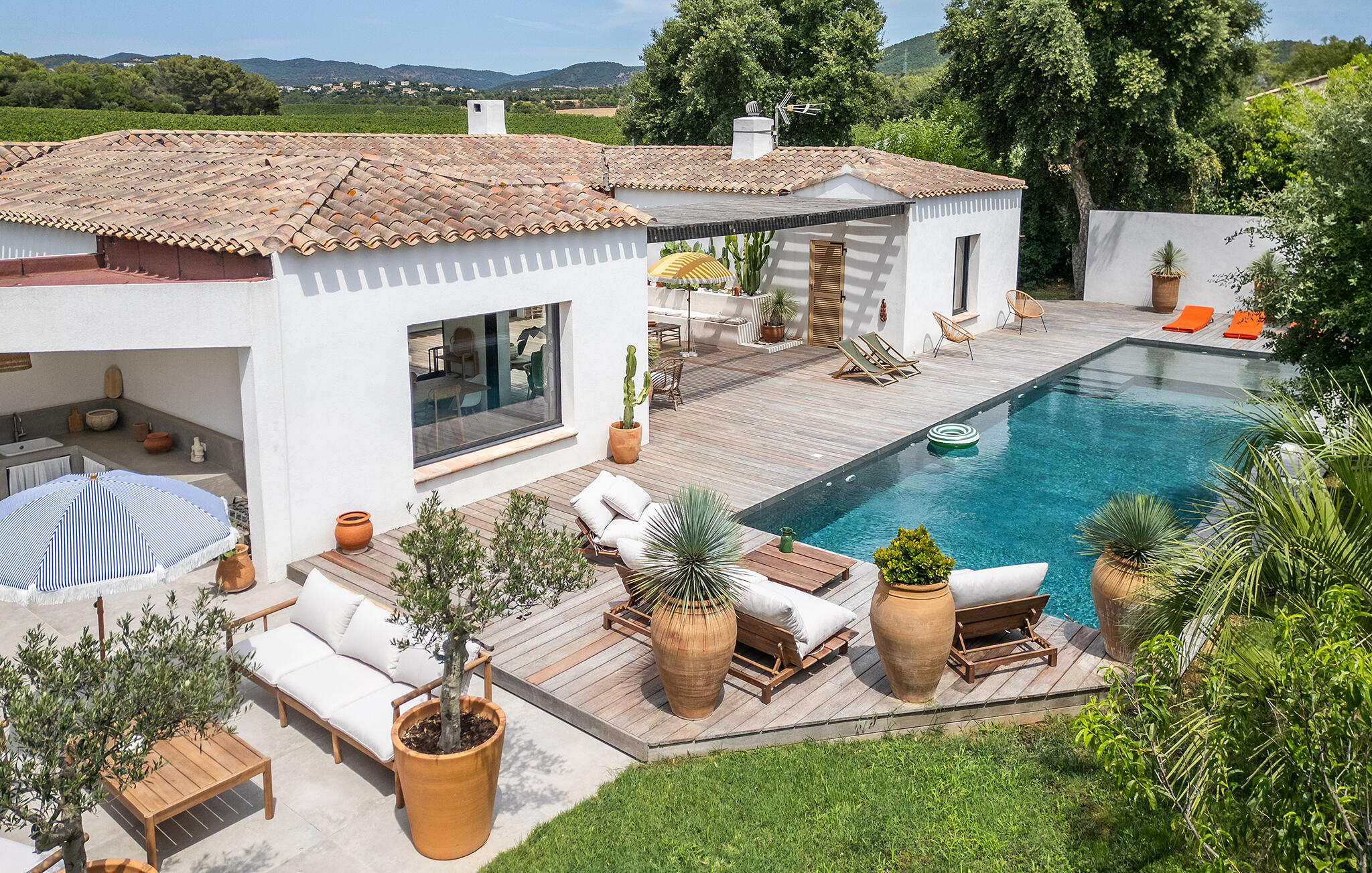 Vakantiehuis met privé zwembad in La Londe-les-Maures (Frankrijk) voor 8 personen