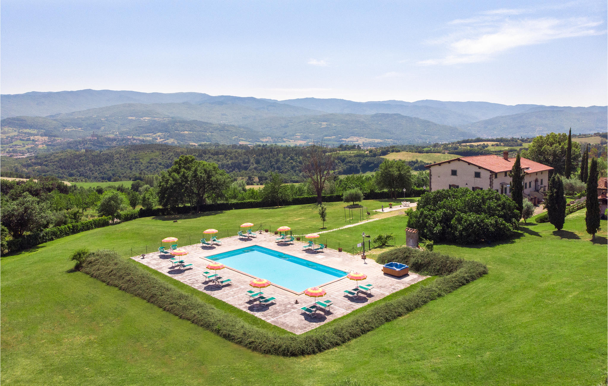 Vakantiehuis met zwembad in Poppi (Italië) voor 4 personen