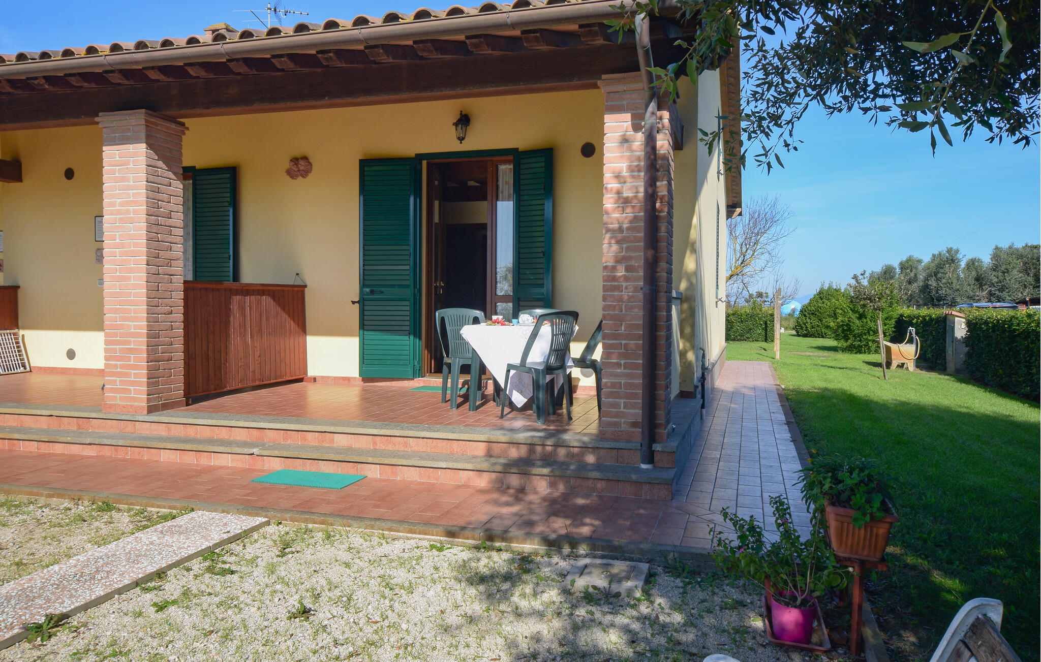 Ferienhaus mit umzäuntem Garten in Marina di Grosseto (Italien) und 2 Hunde erlaubt