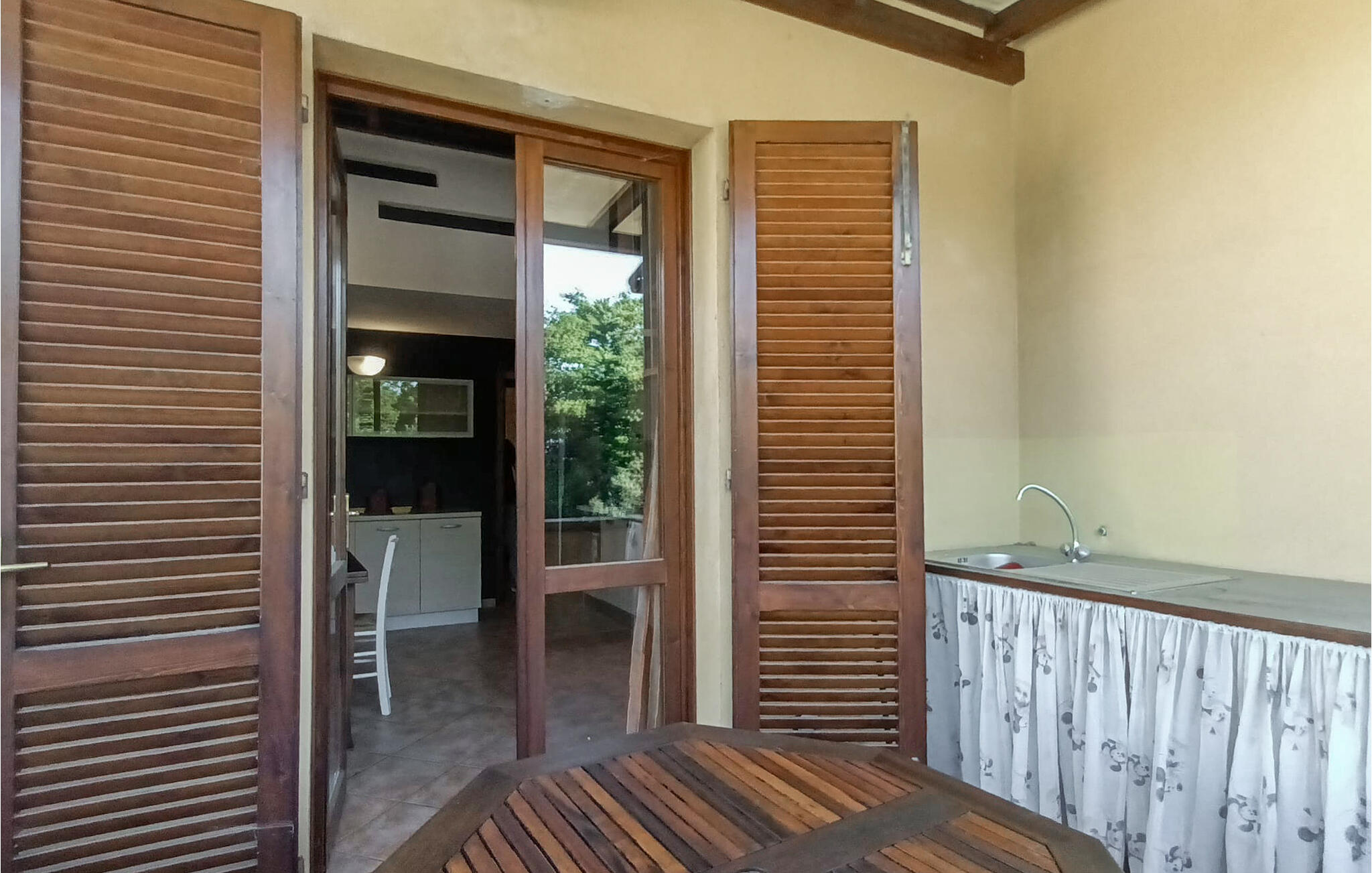Ferienhaus mit umzäuntem Garten in Montescudaio (Italien) und 1 Hund erlaubt