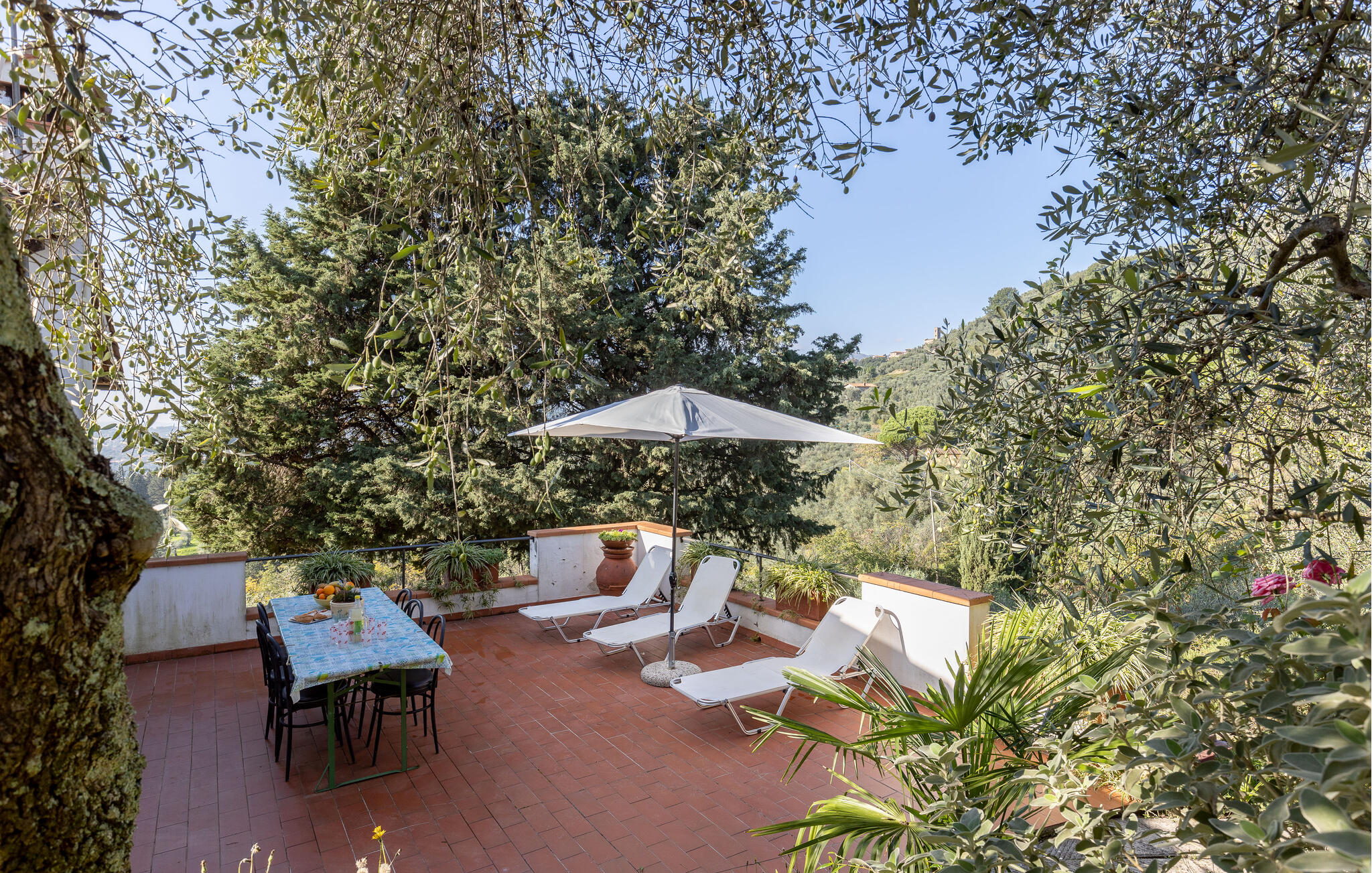 Vakantiehuis met zwembad in Uzzano (Italië) voor 6 personen