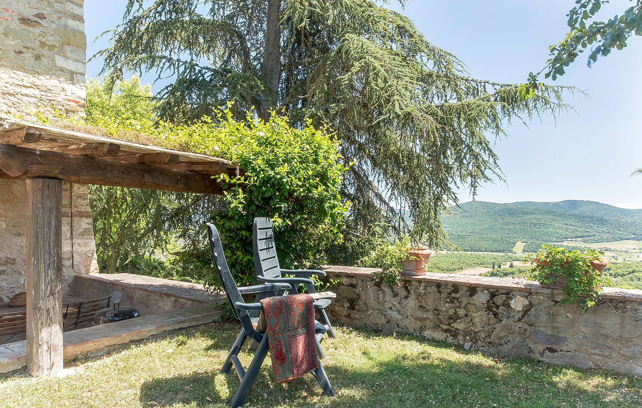 Ferienhaus mit umzäuntem Garten in Pergine Valdarno (Italien) und 2 Hunde erlaubt
