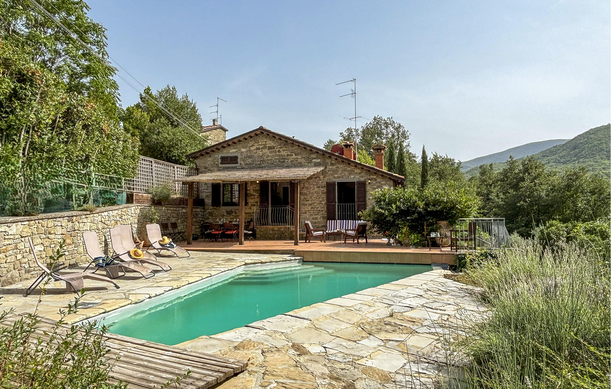 Ferienhaus in Caprese Michelangelo (Italien) und 1 Hund erlaubt