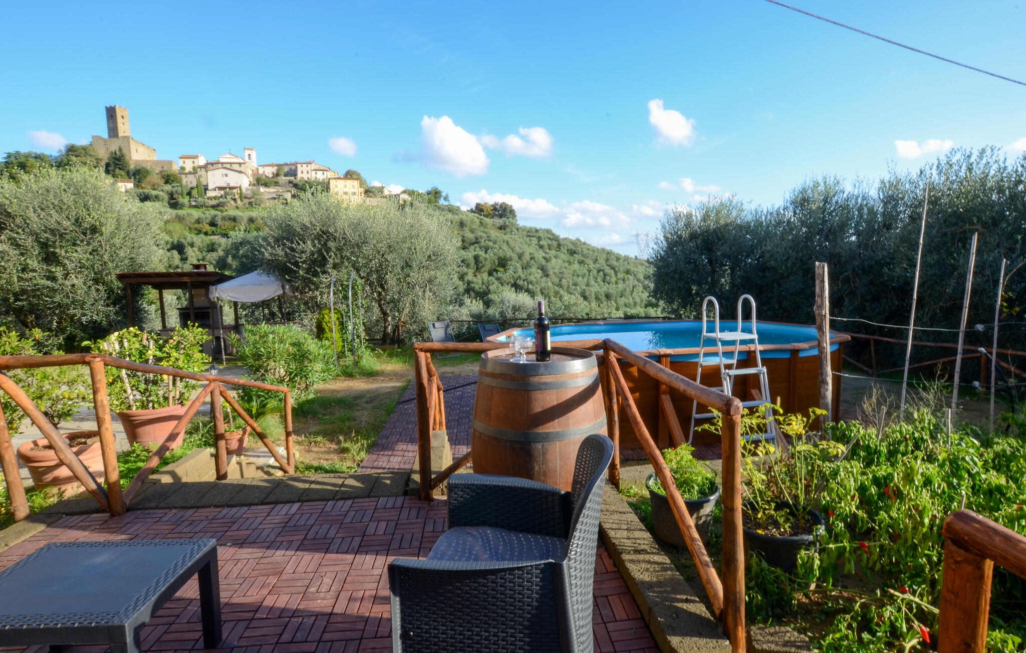 Ferienhaus mit umzäuntem Garten in Larciano (Italien) und 2 Hunde erlaubt