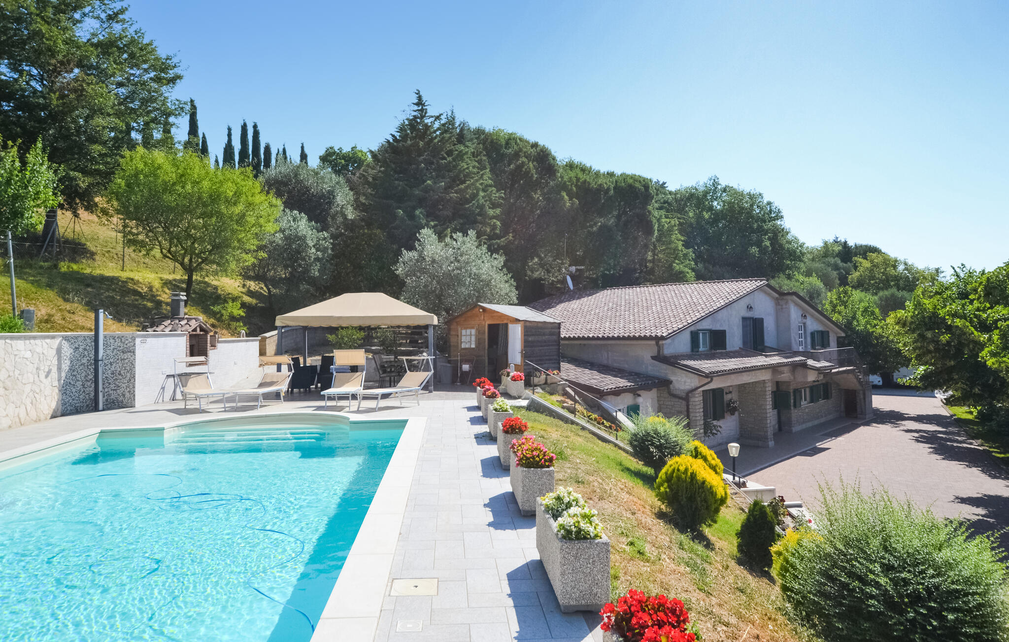 Vakantiehuis met privé zwembad in Magione (Italië) voor 6 personen