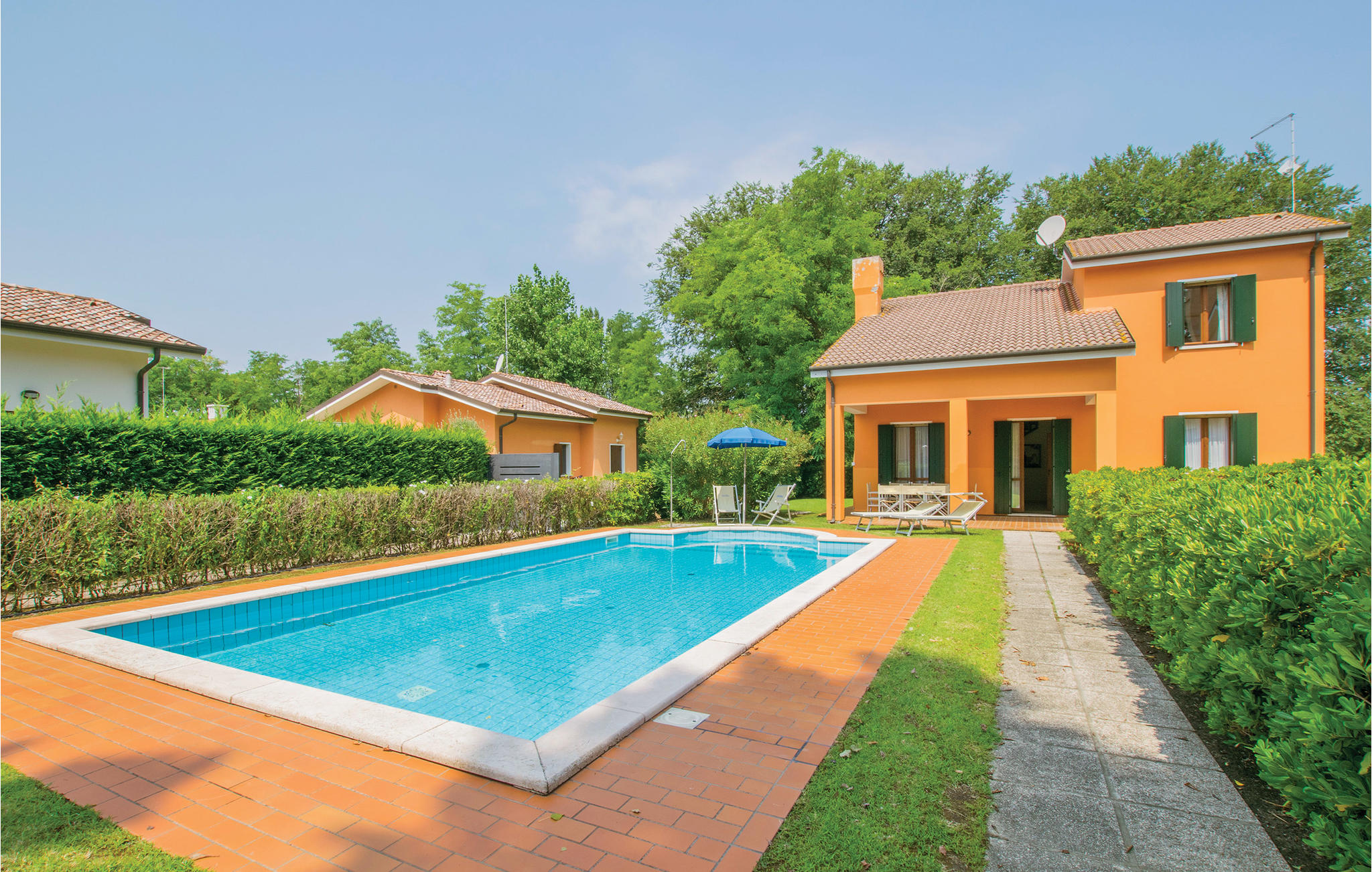 Vakantiehuis met privé zwembad in Albarella (Italië) voor 6 personen
