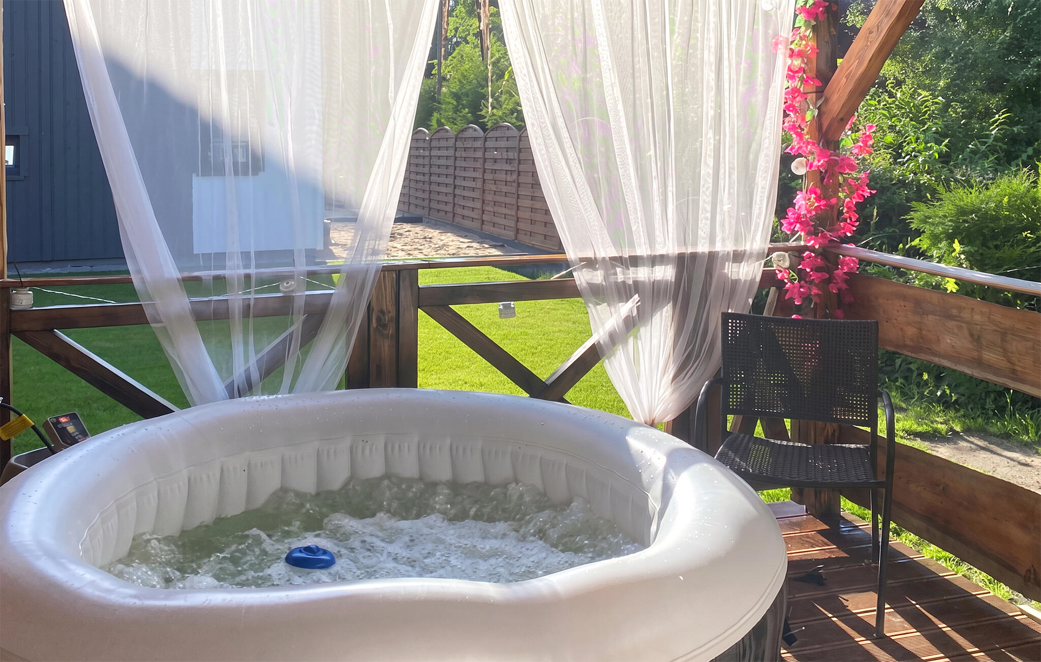 Ferienhaus mit umzäuntem Garten in Koscierzyna Wielki Klincz (Polen) und 2 Hunde erlaubt