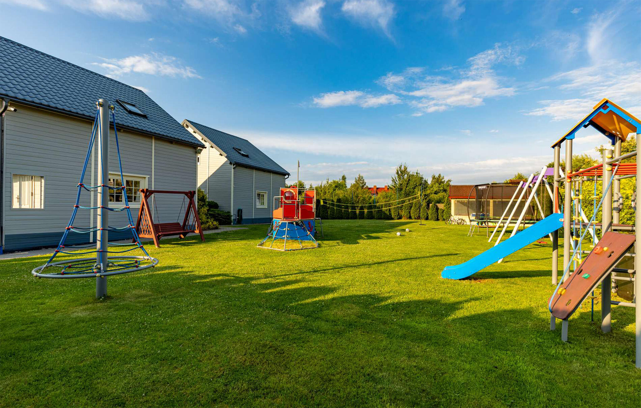 Ferienhaus mit umzäuntem Garten in Gaski (Polen) und 1 Hund erlaubt