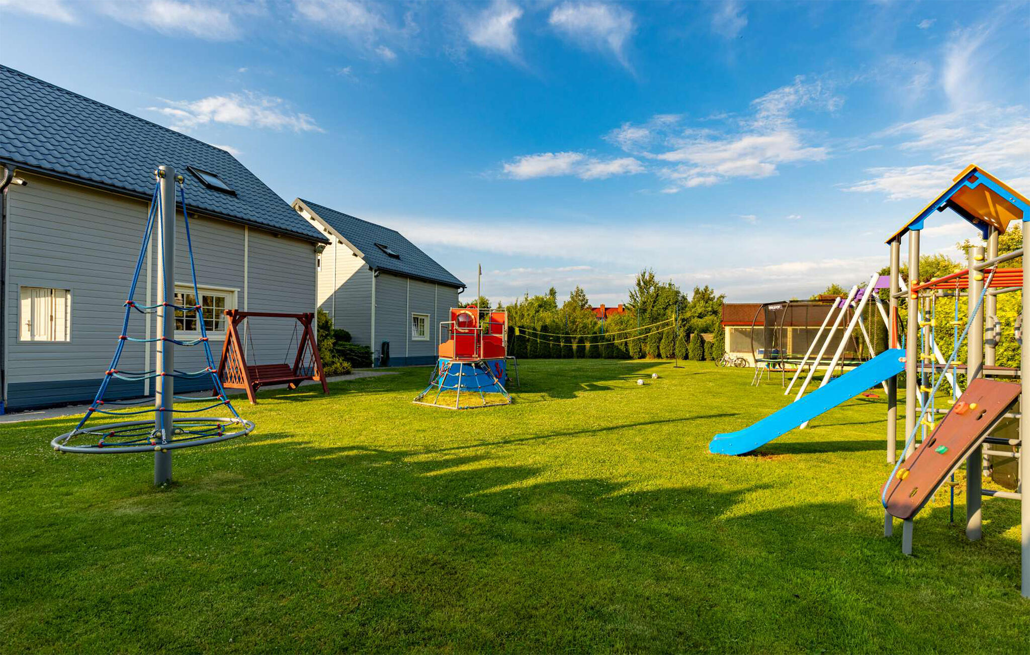 Ferienhaus mit umzäuntem Garten in Gaski (Polen) und 1 Hund erlaubt