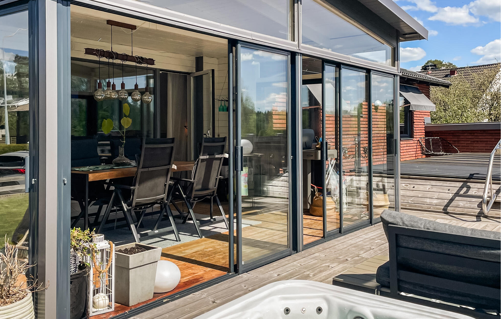 Vakantiehuis met privé zwembad in Rydboholm/Borås (Zweden) voor 7 personen