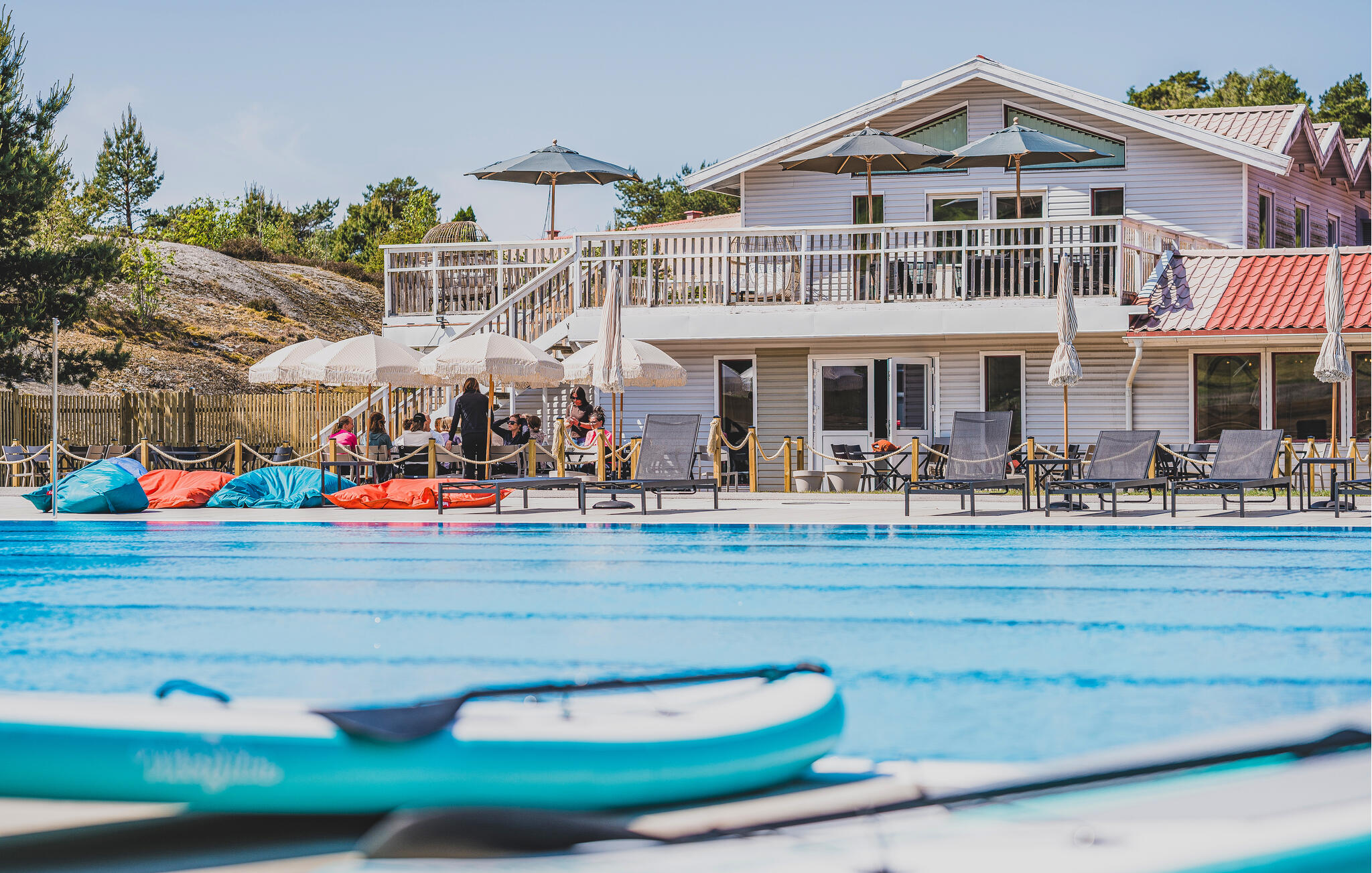 Vakantiehuis met zwembad in Tjörnbro Arena (Zweden) voor 6 personen