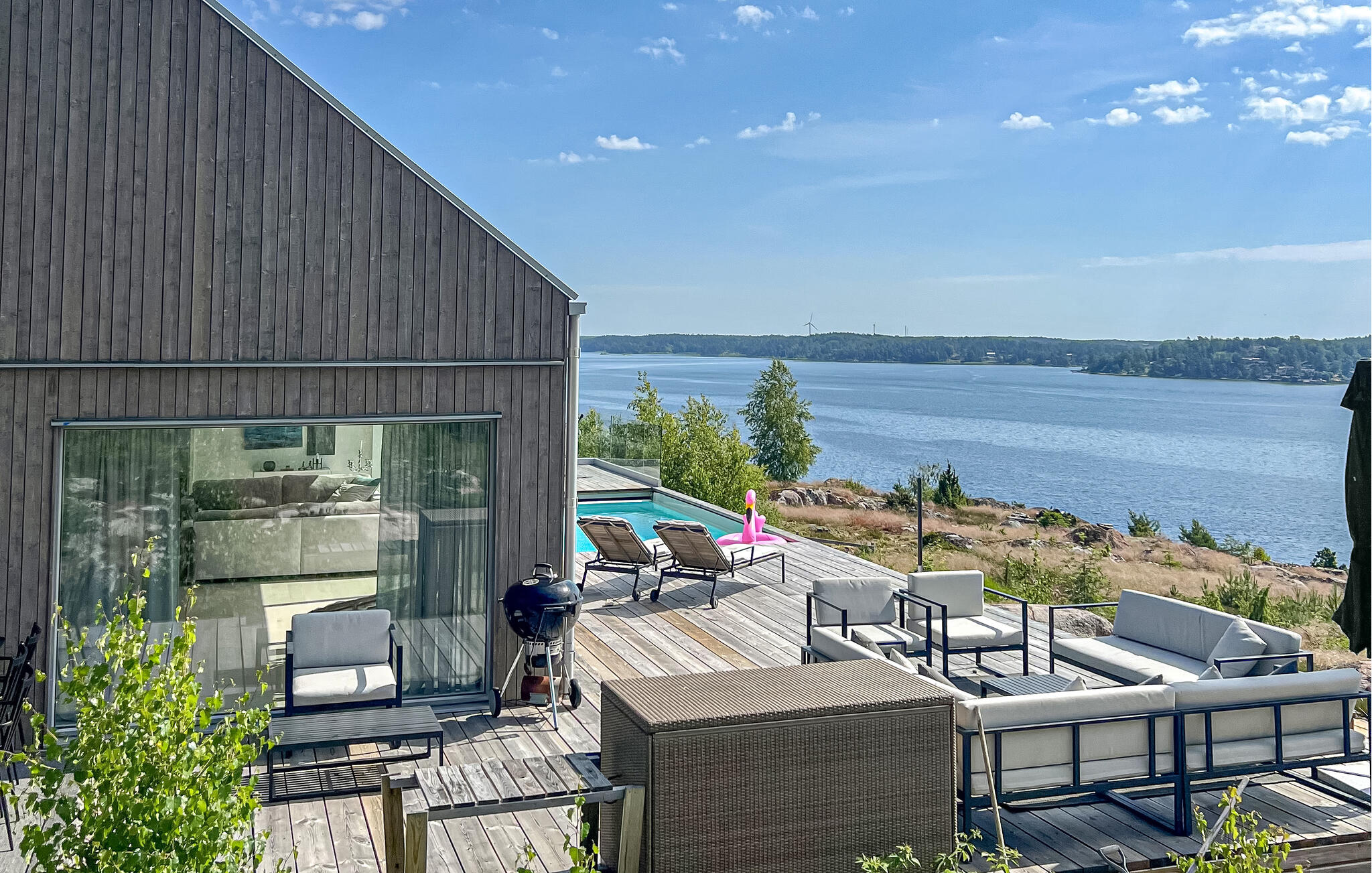 Vakantiehuis met privé zwembad in Stockholms/Åkersberga (Zweden) voor 11 personen