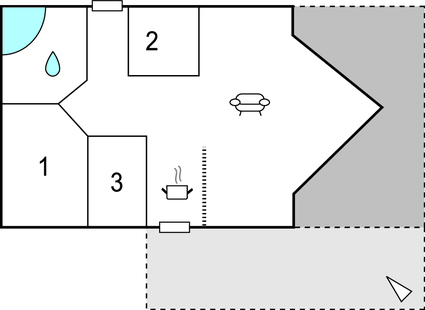 Semesterhus - Flovt Strand , Danmark - C2171 9999