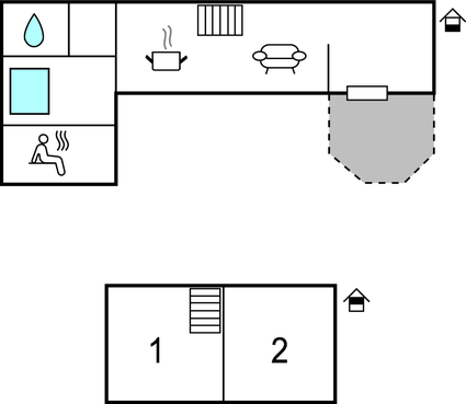 Semesterhus - Koprivnica- Soderica , Kroatien - CCC432 9999