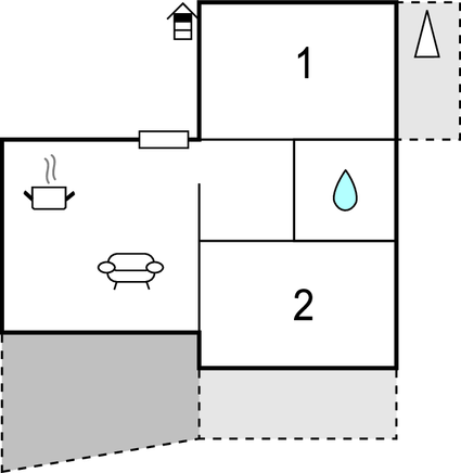 Appartement - Makarska , Kroatië - CDC054 9999