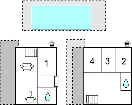 Ferienhaus - Okrug Gornji-Ciovo , Kroatien - CDC486 9999