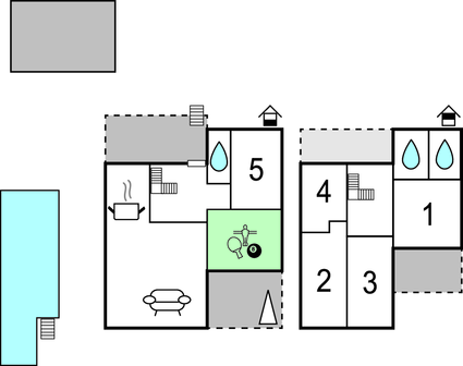 Vakantiehuis - Trogir-Kastel Novi , Kroatië - CDE766 9999